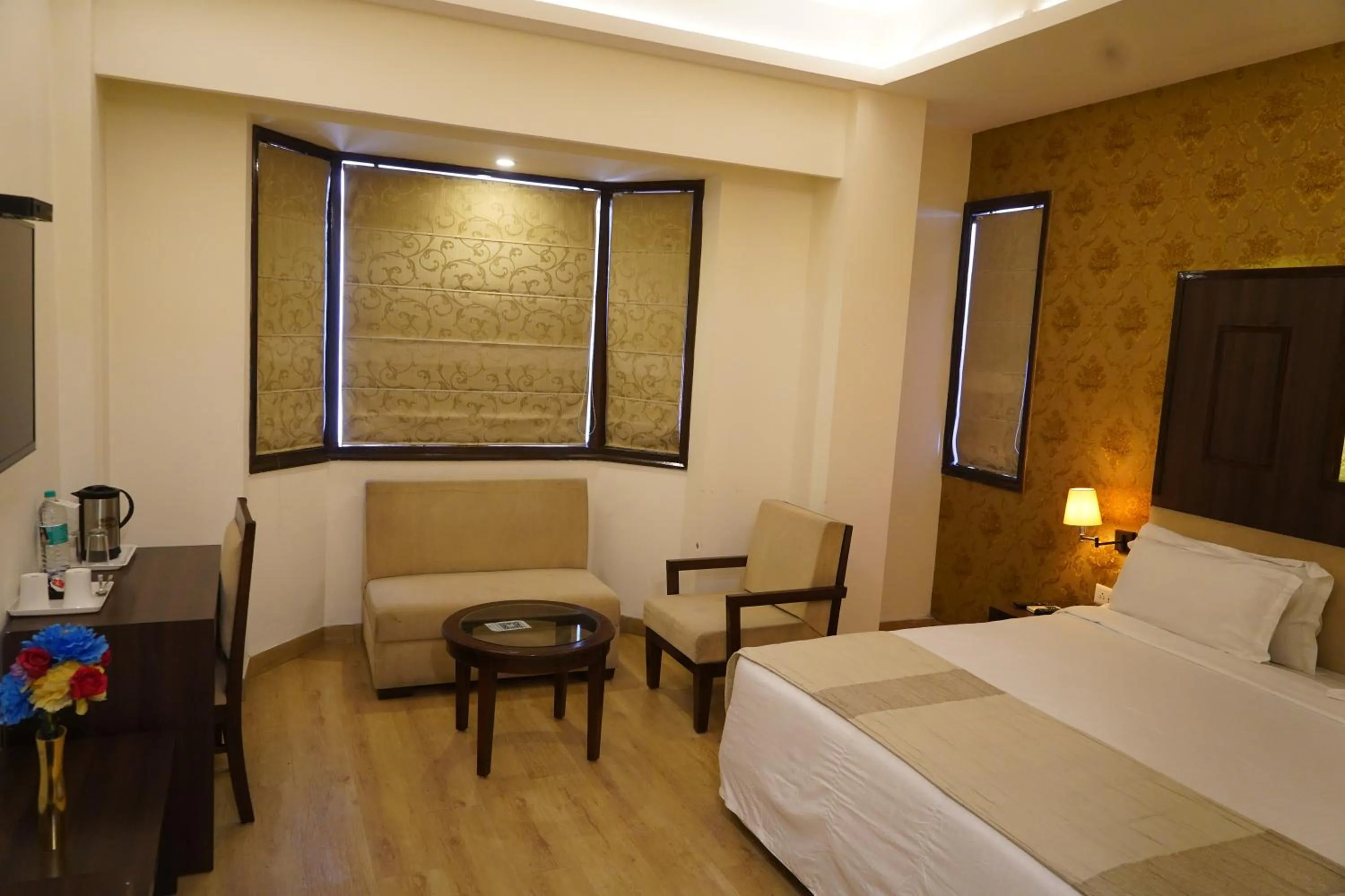 Bedroom, Bed in Hotel Forest Avenue - Best Luxury Hotel in Dehradun