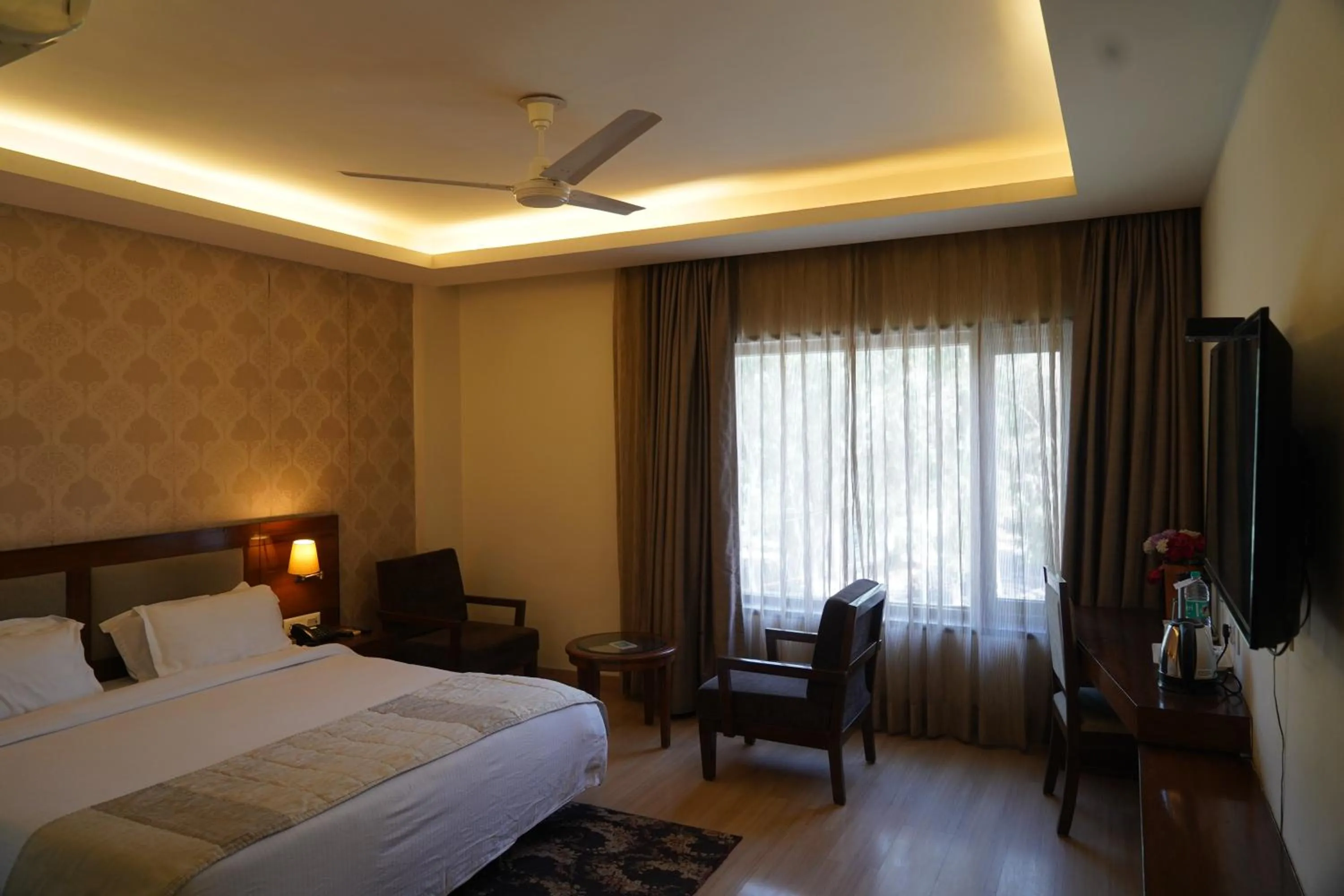 Bedroom, Bed in Hotel Forest Avenue - Best Luxury Hotel in Dehradun