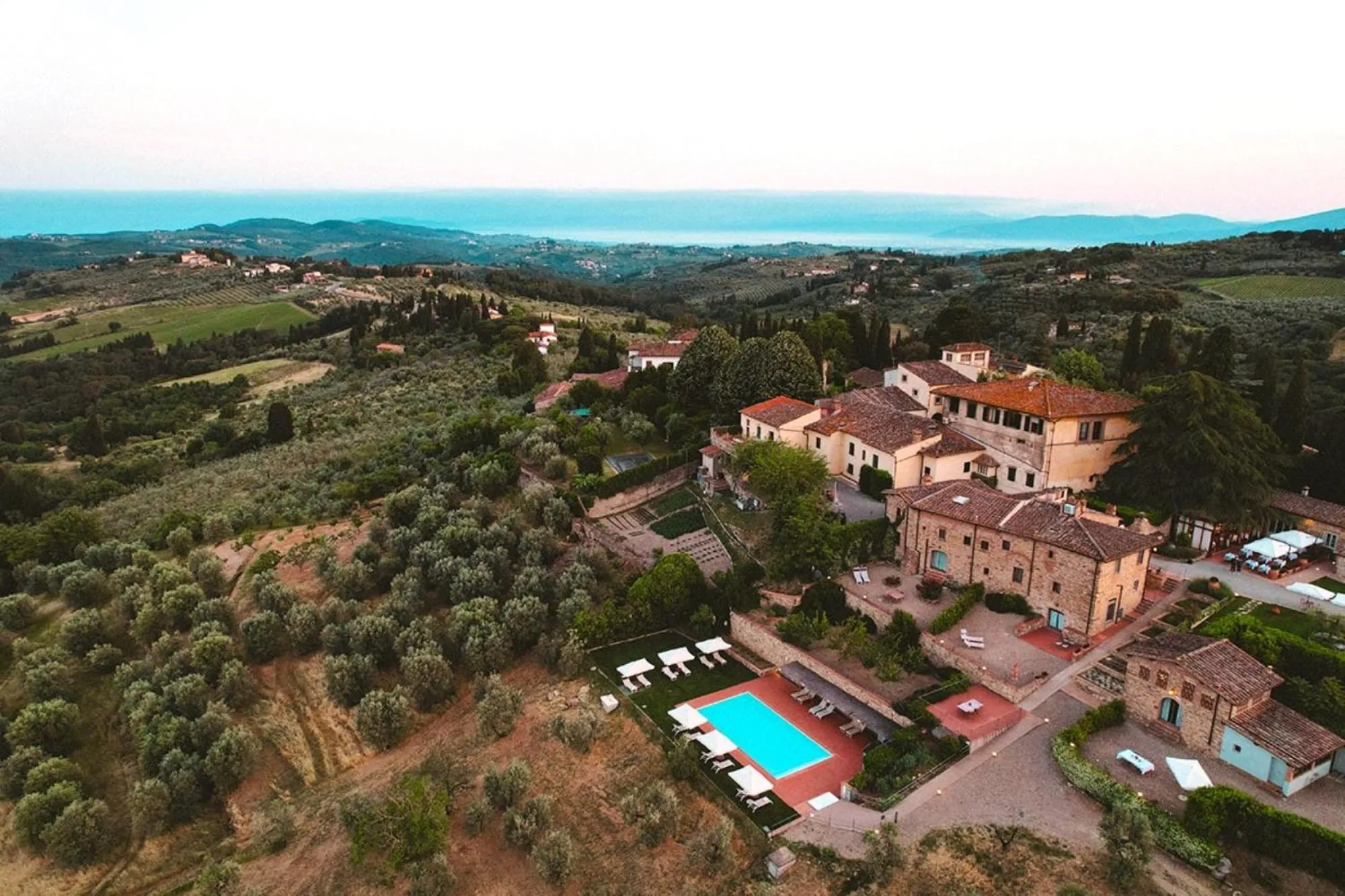 Bird's eye view in Relais Villa Olmo - Place of Charme