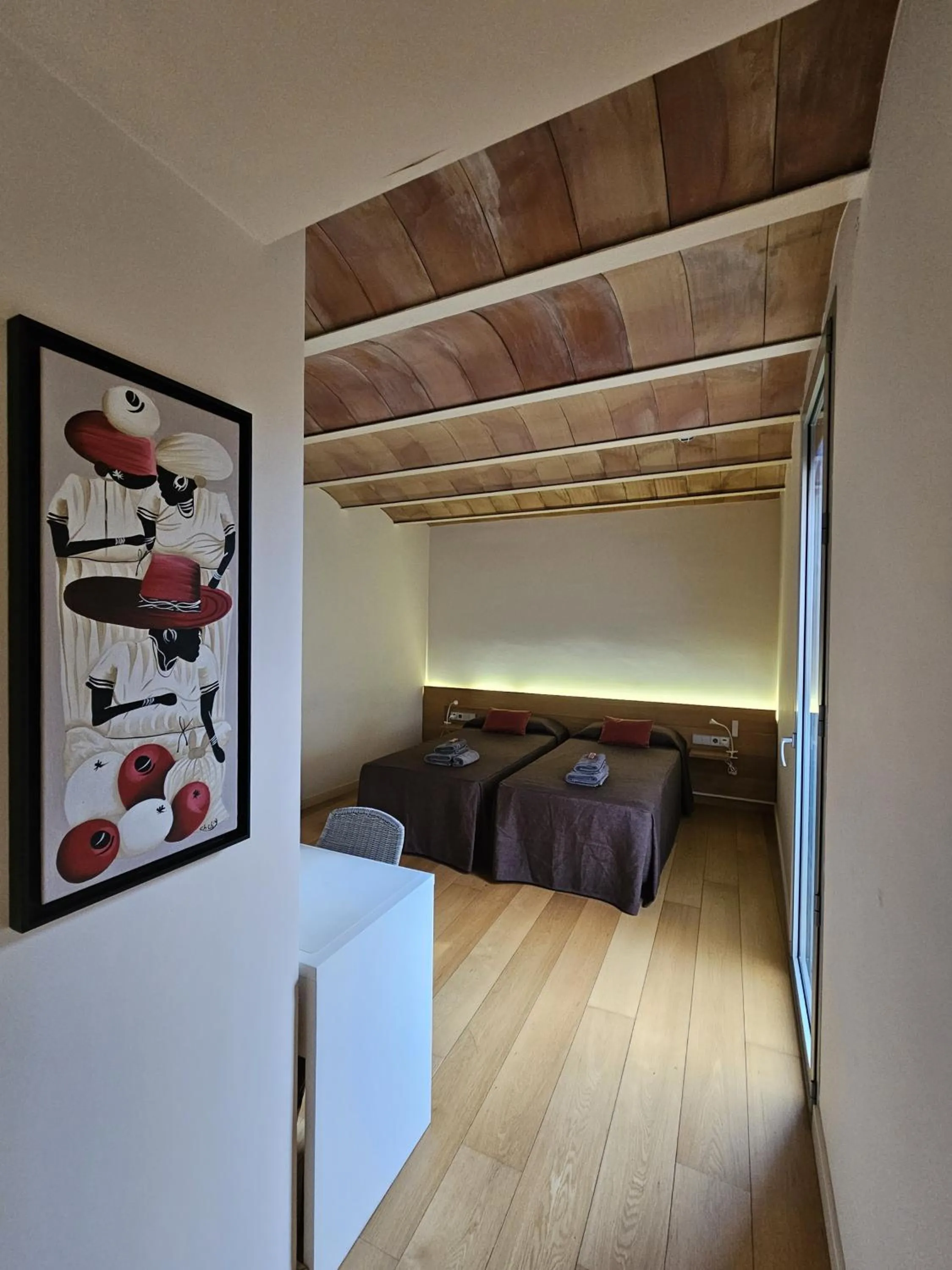 Bed in Hotel Can Bo De Pau