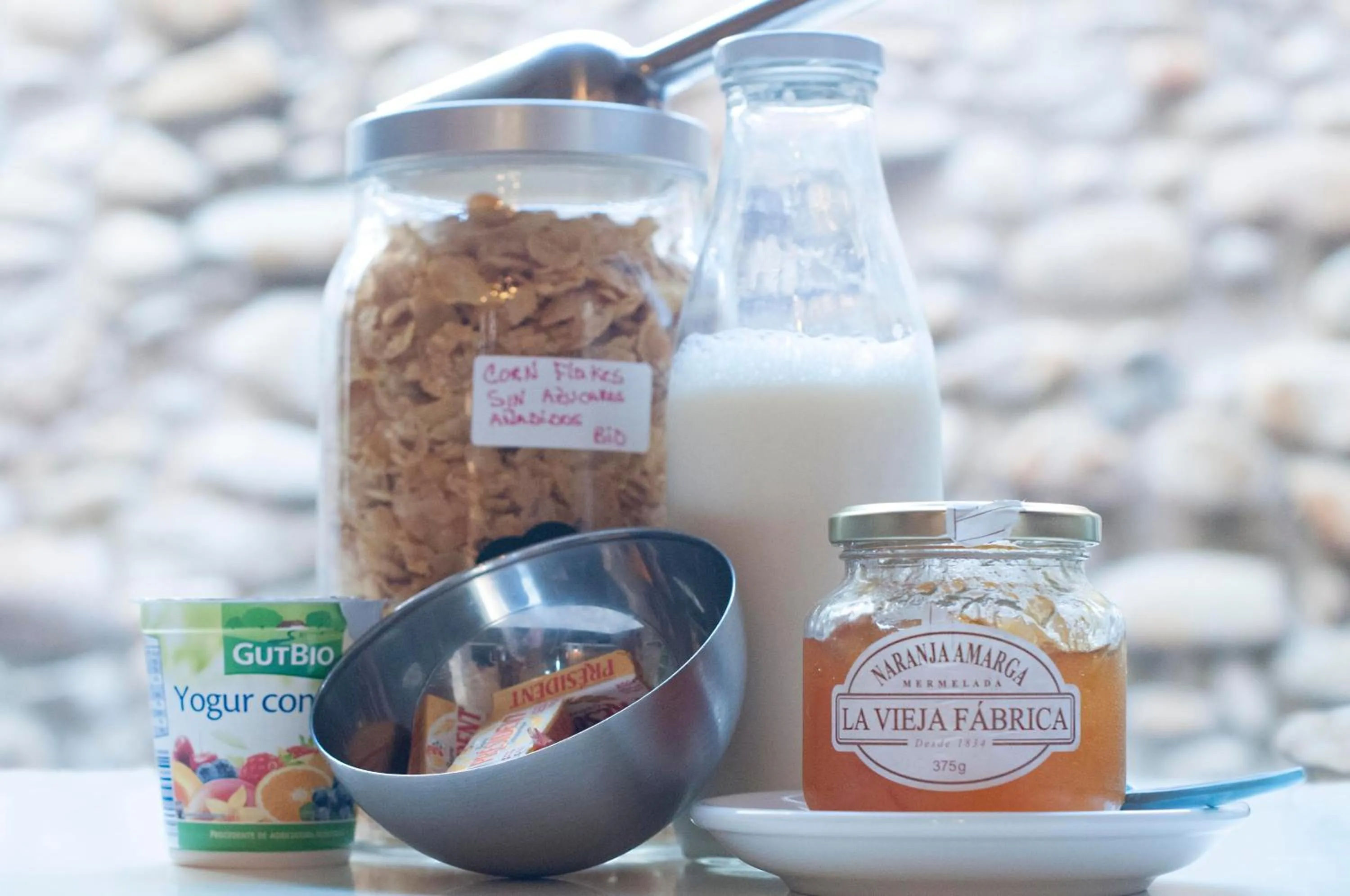 Food close-up in Hotel Can Bo De Pau