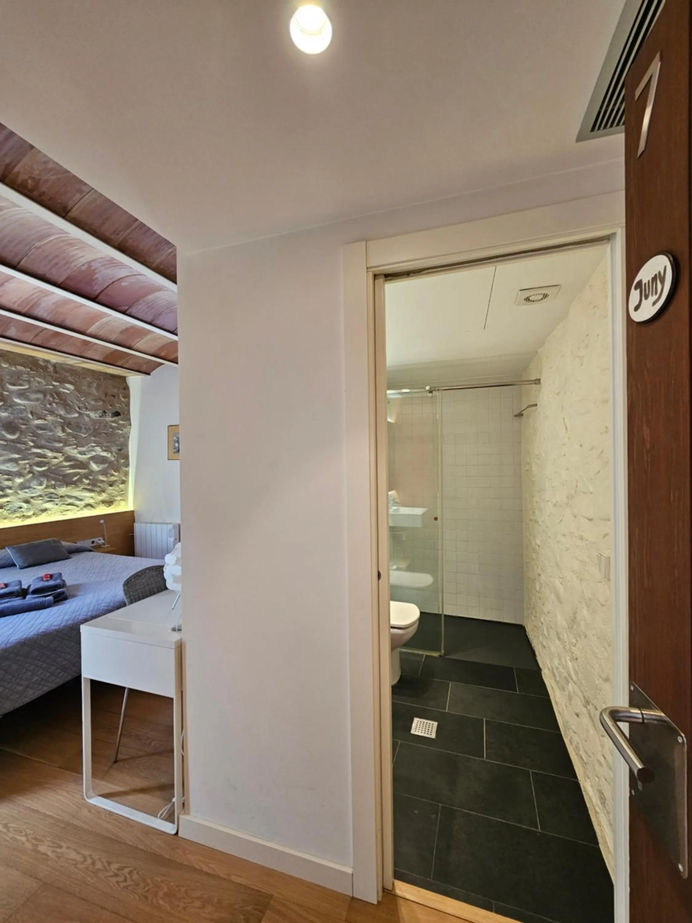 Bed in Hotel Can Bo De Pau