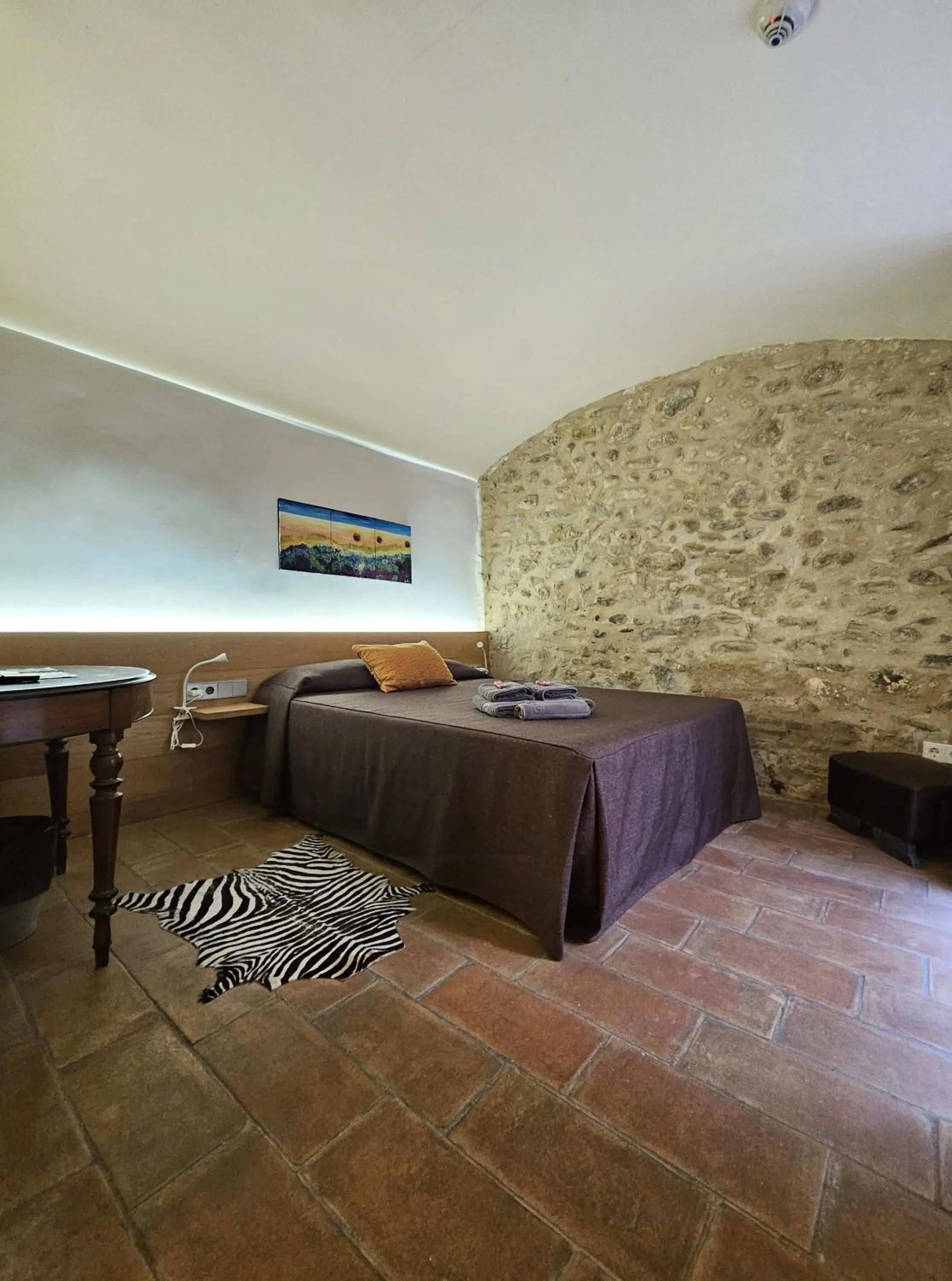 Bed in Hotel Can Bo De Pau