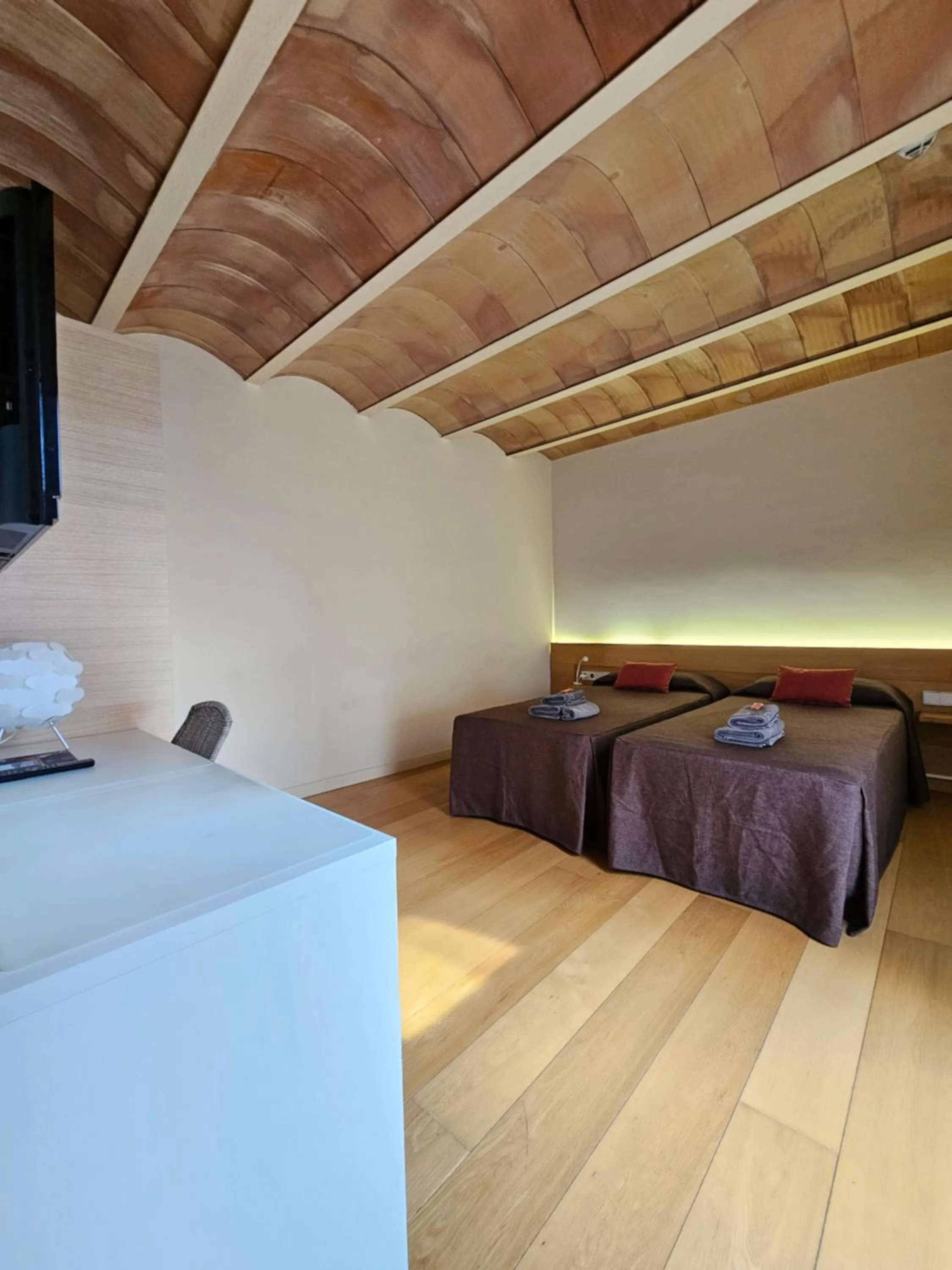 Bed in Hotel Can Bo De Pau