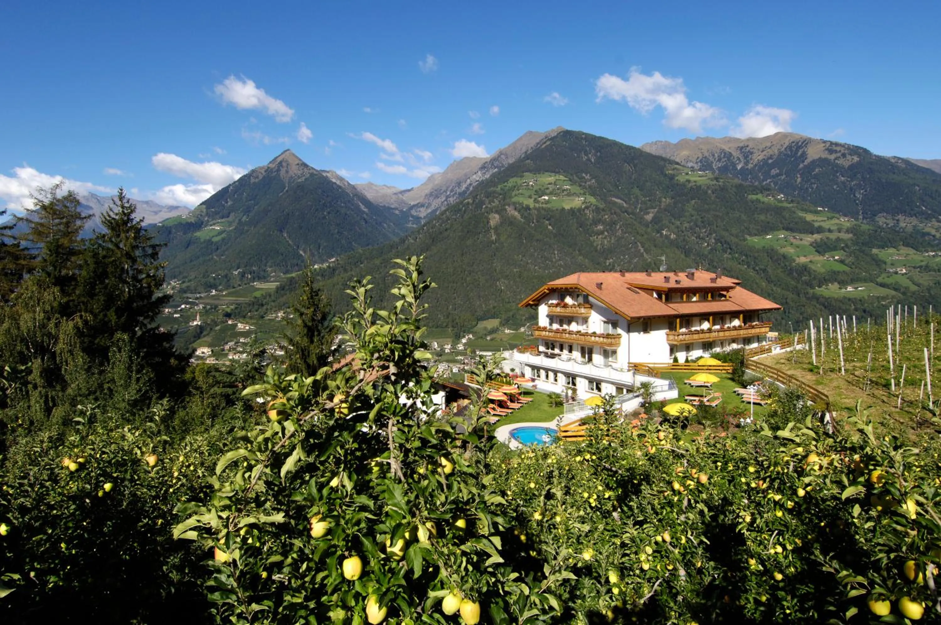 Bird's eye view in Adults only Hotel Grafenstein