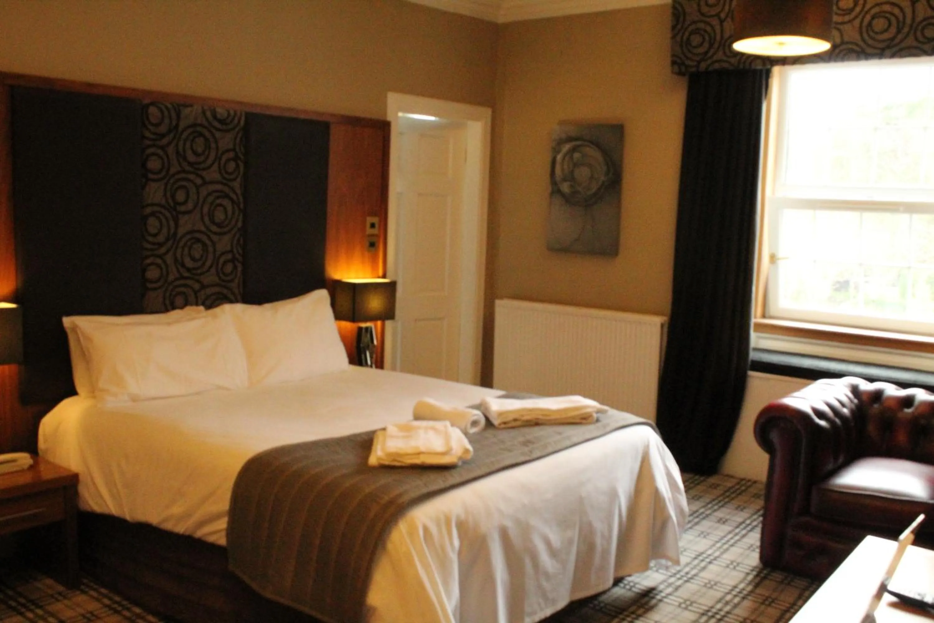 Bedroom, Bed in Glazert Country House Hotel