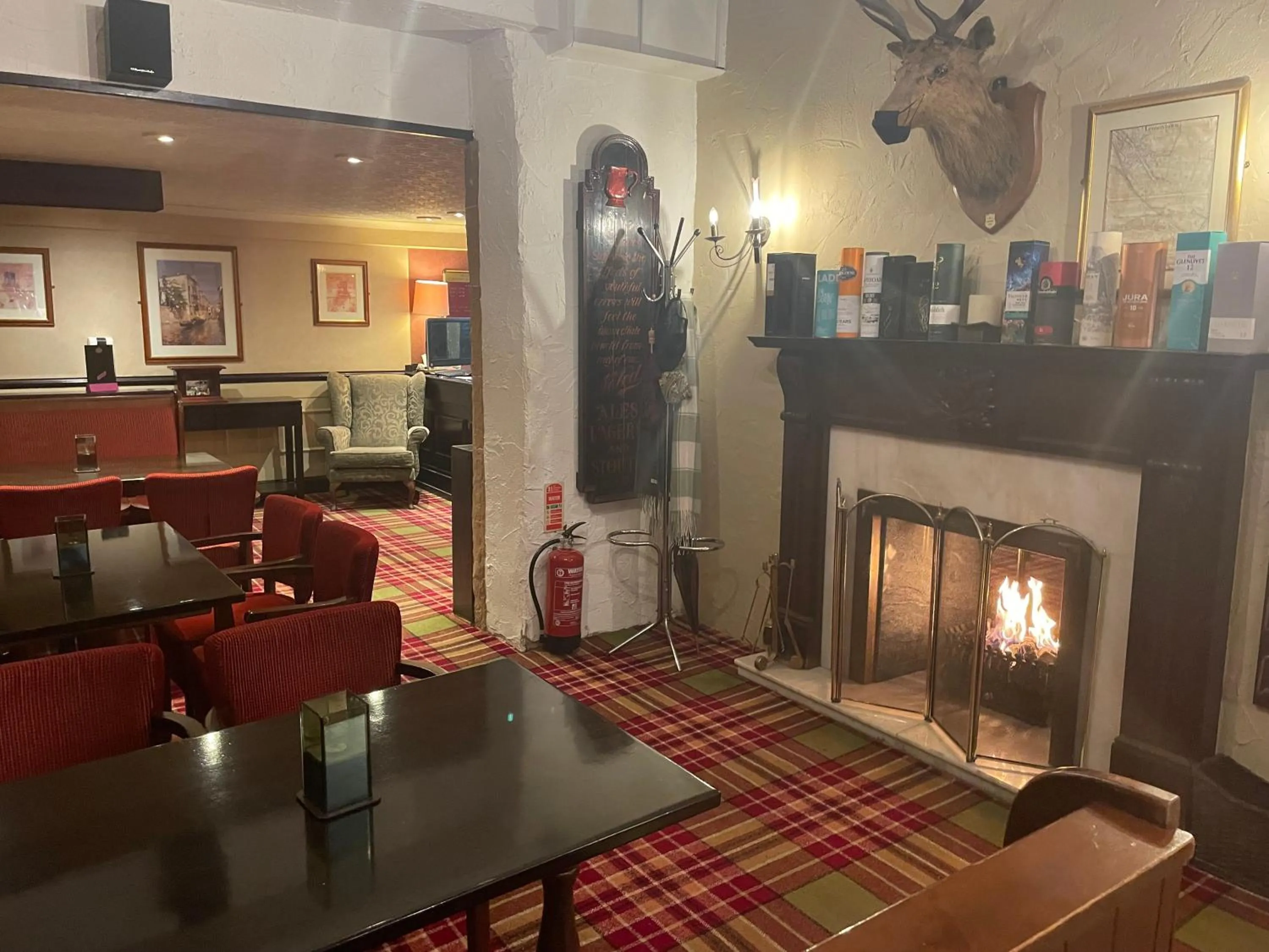 Seating area in Glazert Country House Hotel