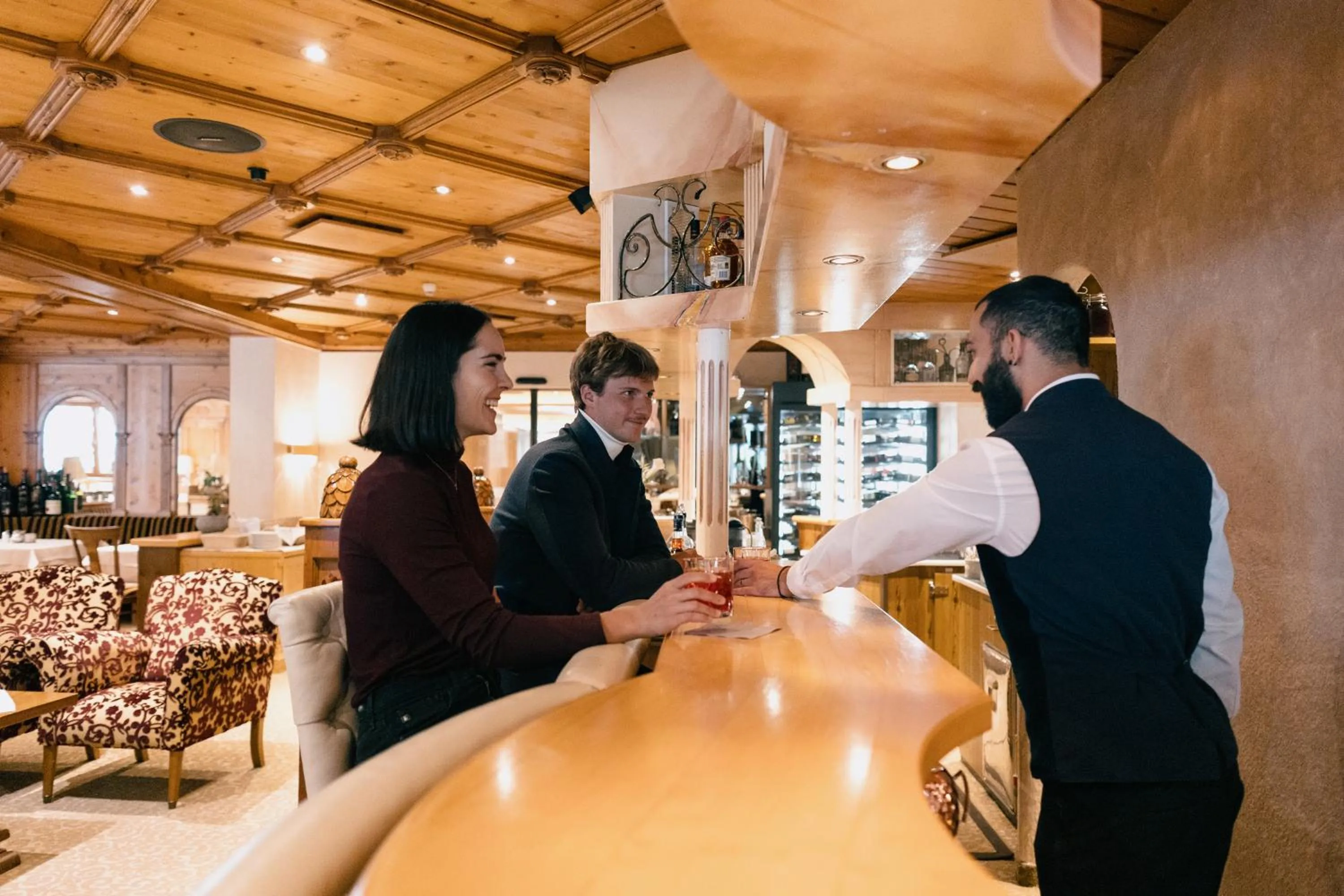 Lounge or bar in Gourmet & Wine Hotel Austria - 4 Sterne superior - Ski In Ski Out