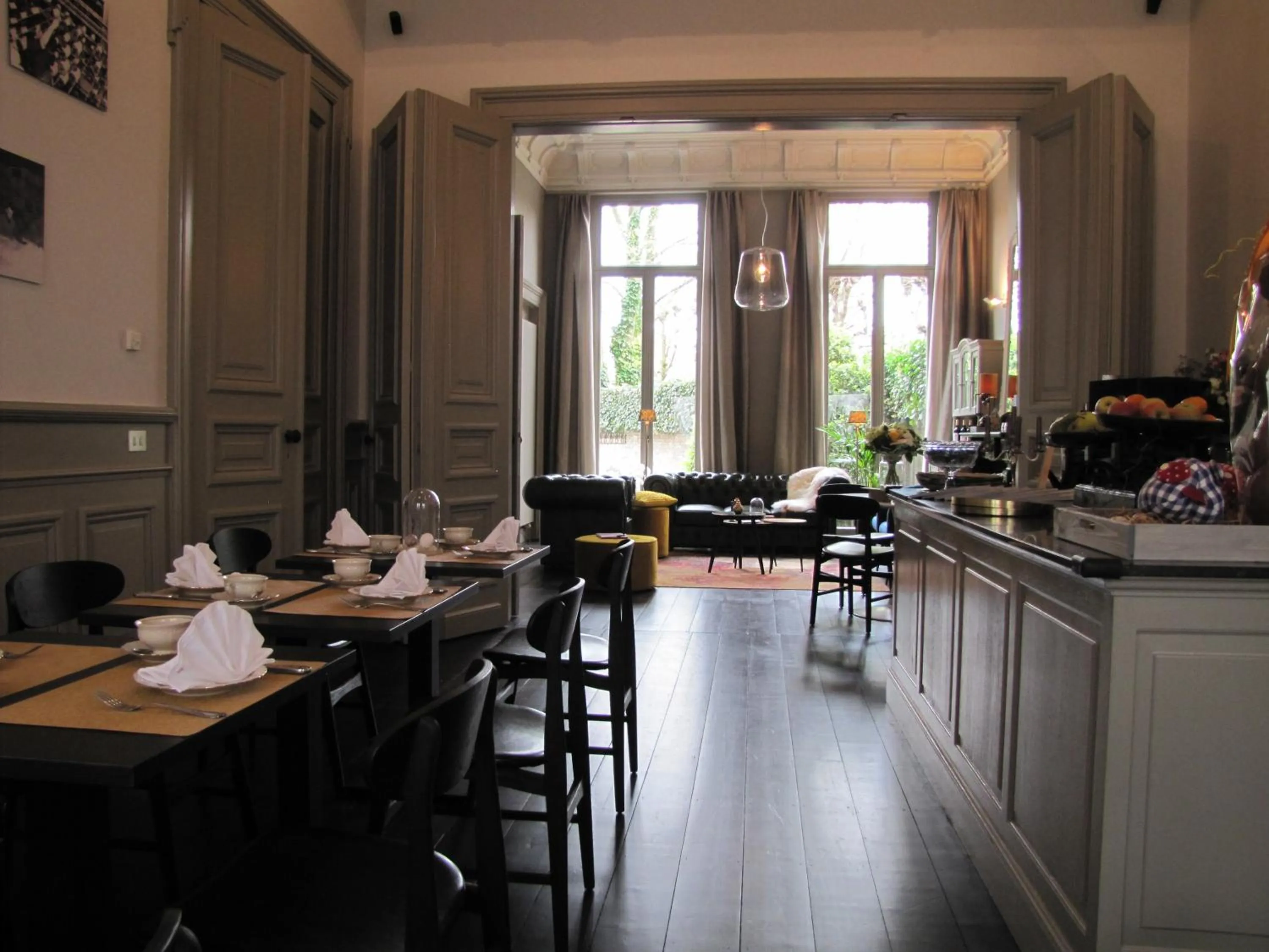 Lounge or bar in B&B La Corderie