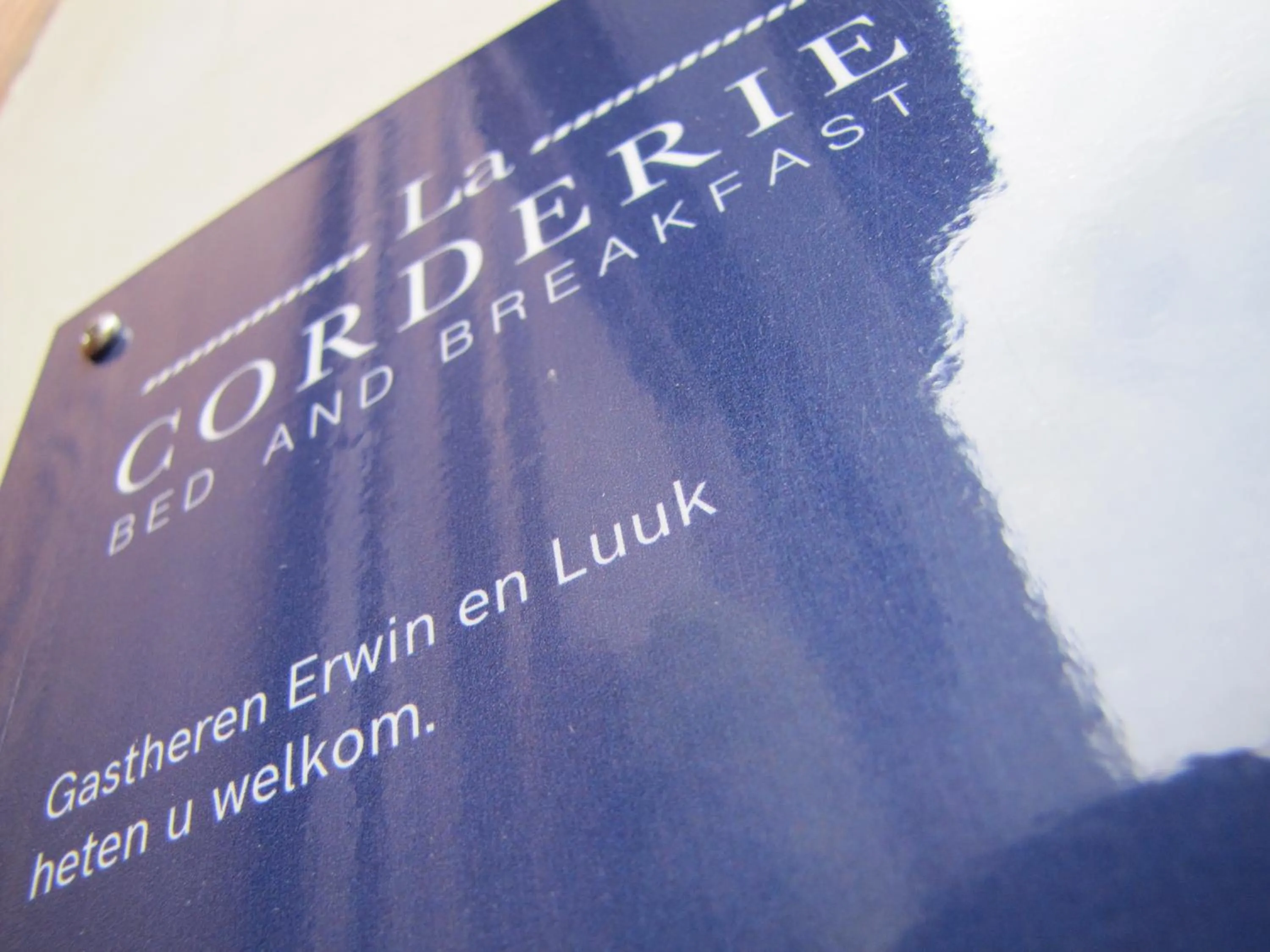 Property logo or sign in B&B La Corderie