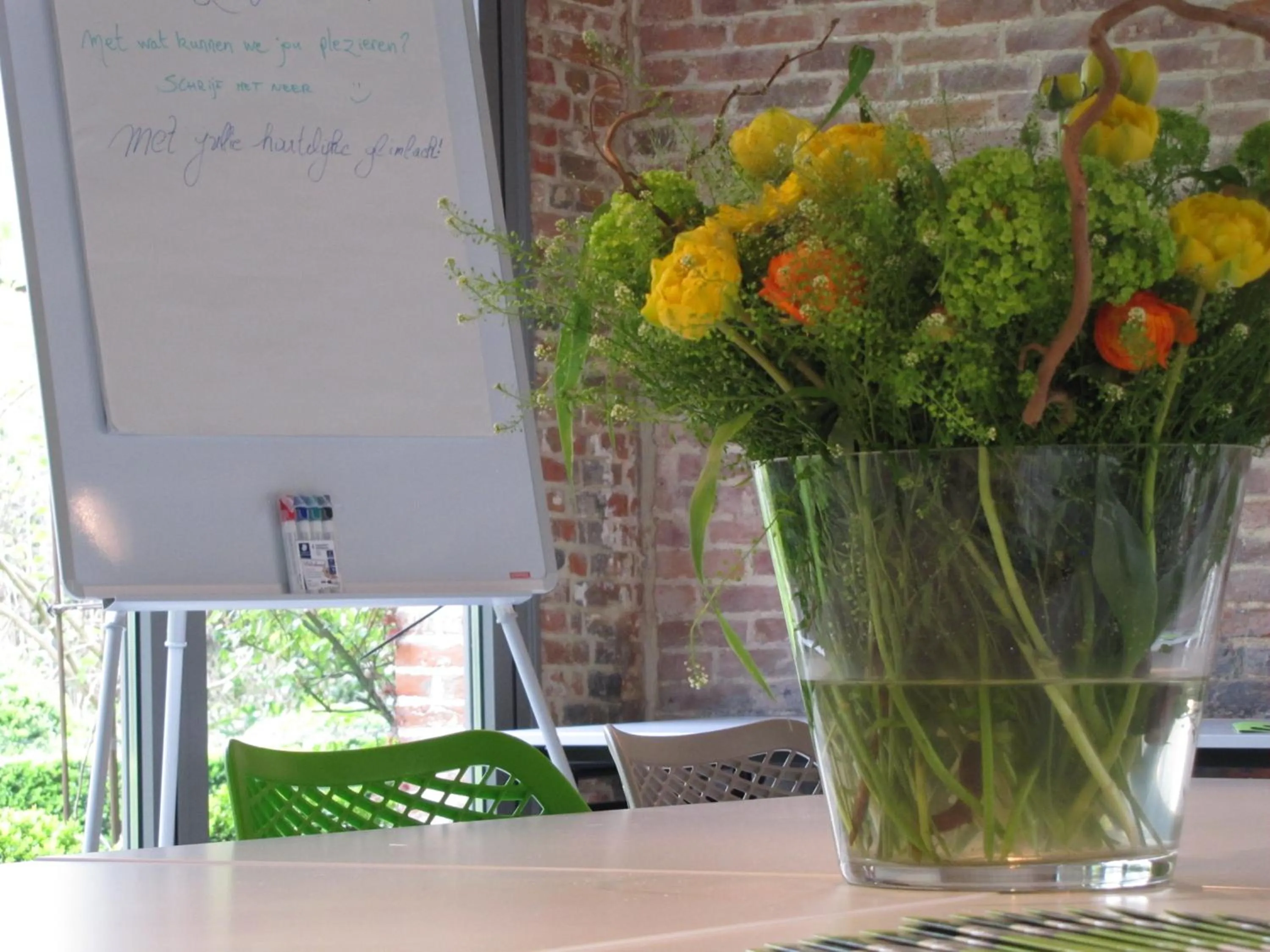 Meeting/conference room in B&B La Corderie