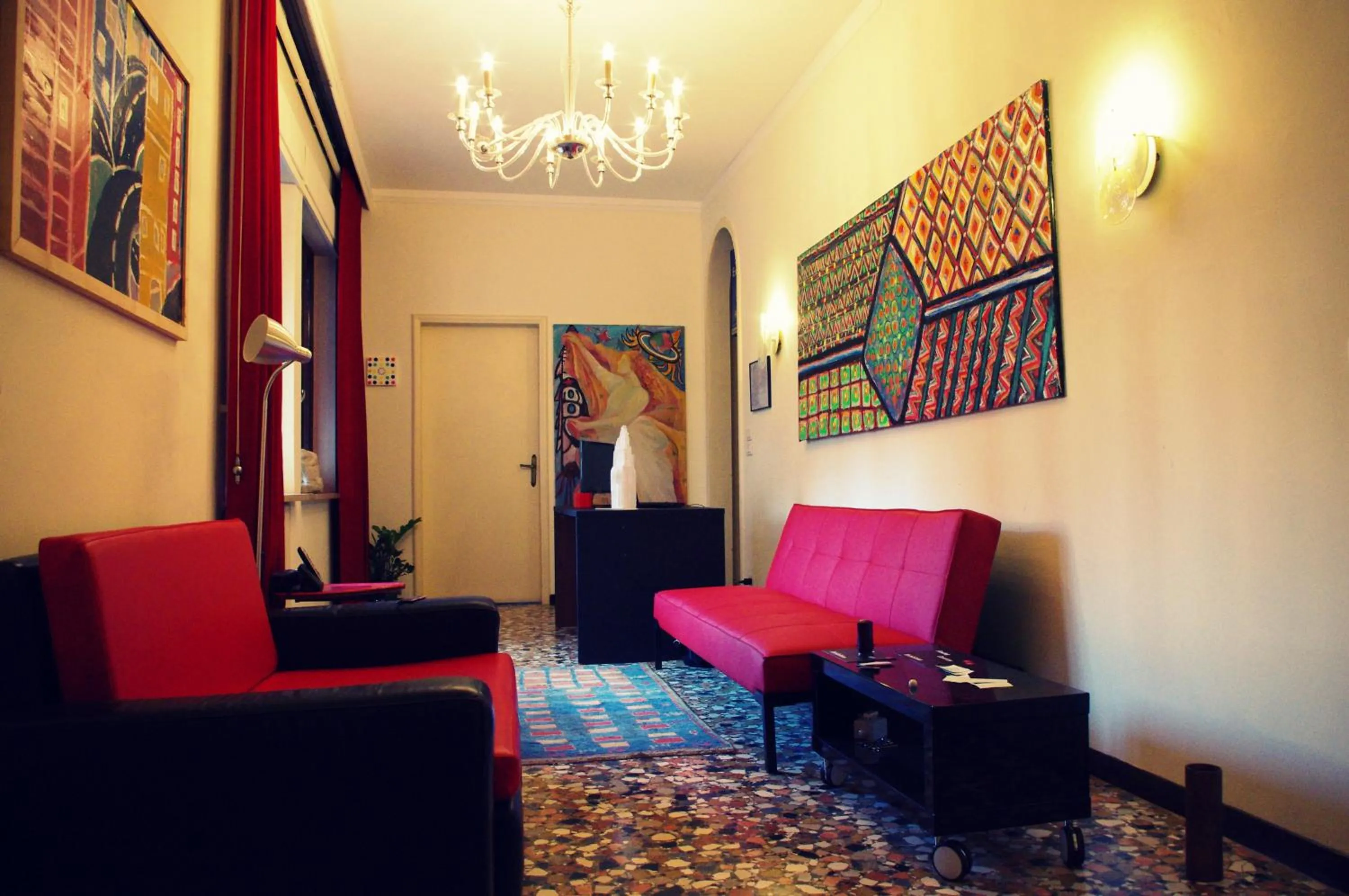 Living room in Venice Rainbow Apartment San Marco