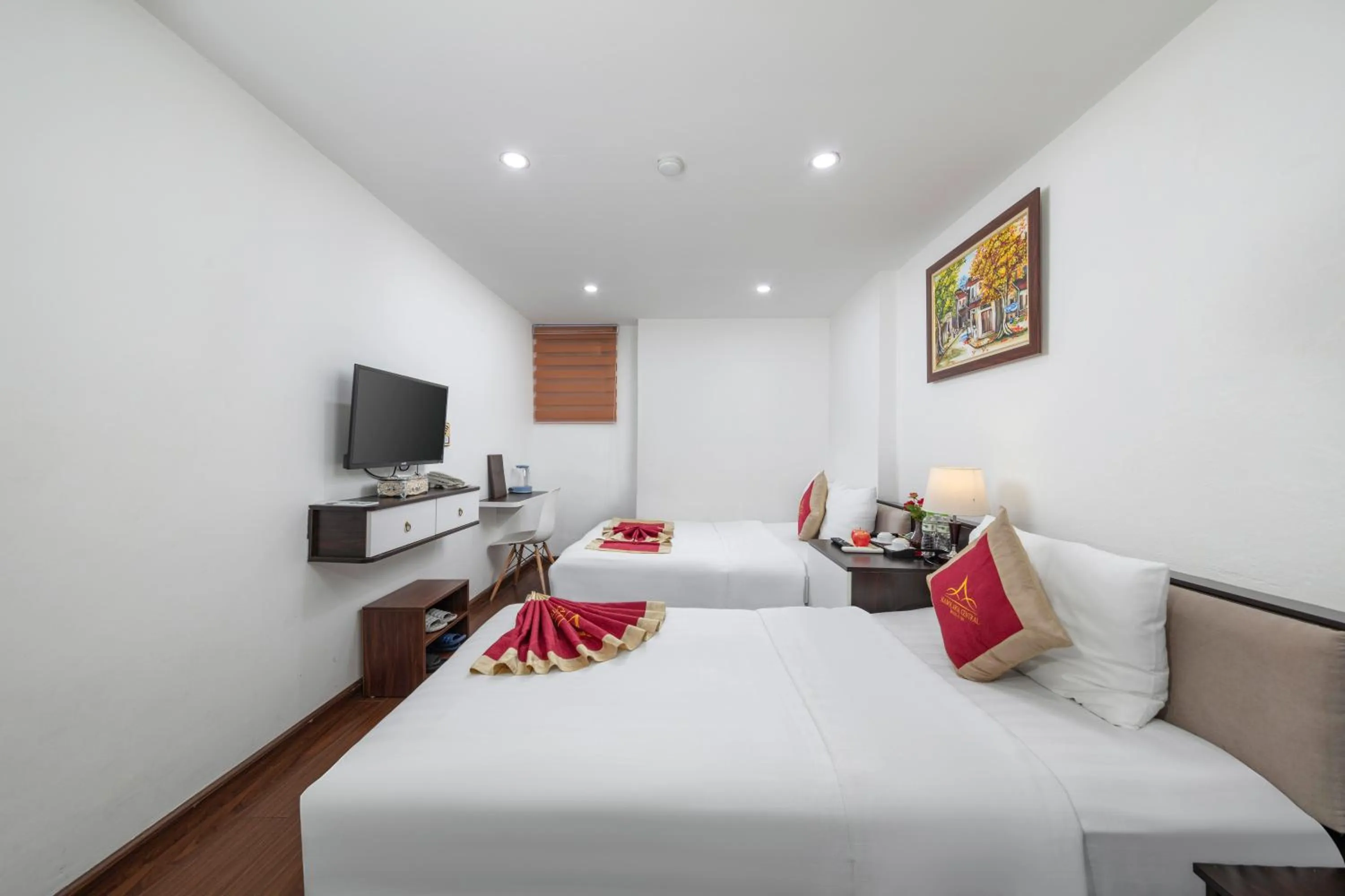 Bed in Hanoi Aria Central Hotel & Spa