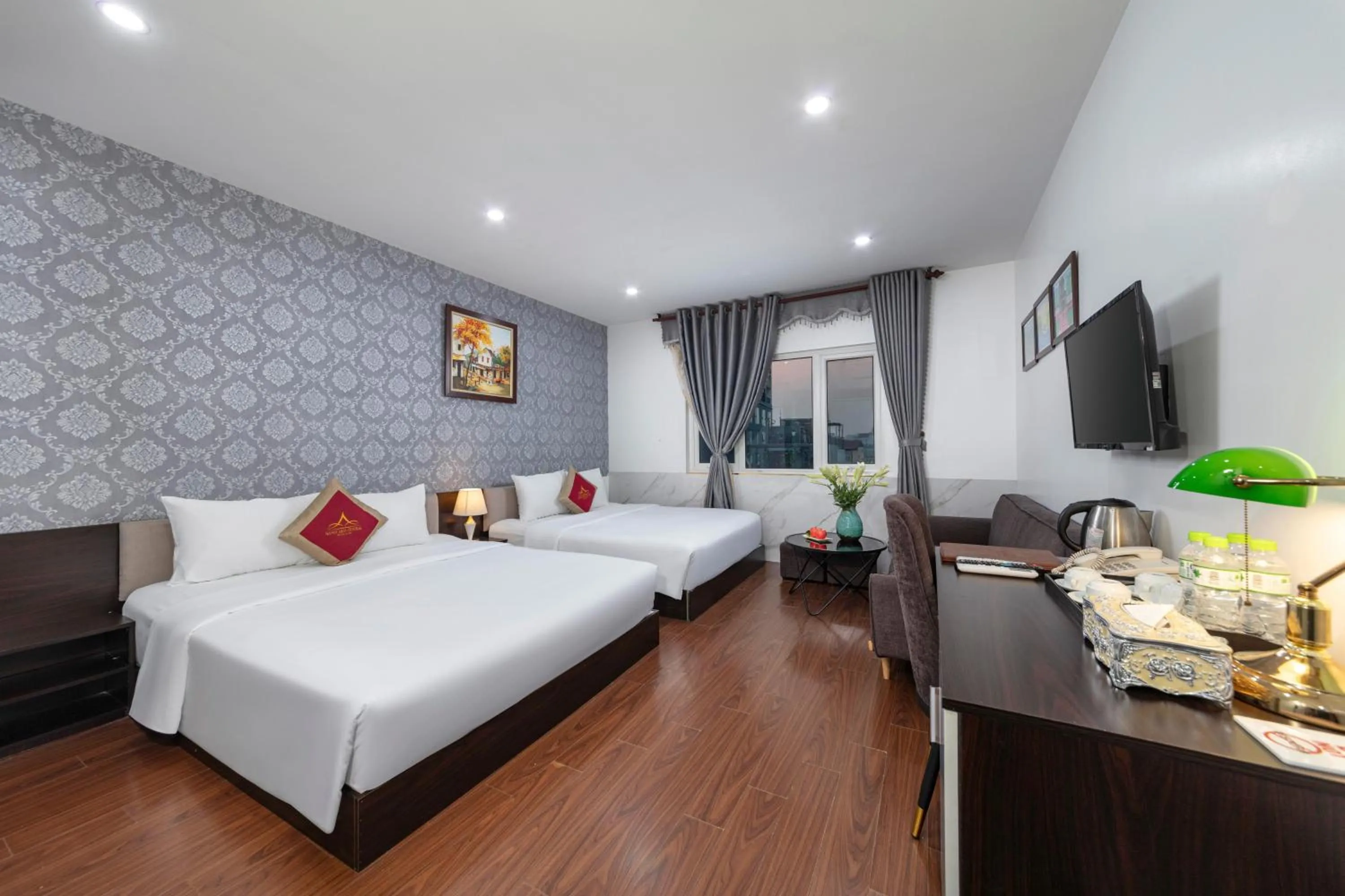 Bed in Hanoi Aria Central Hotel & Spa