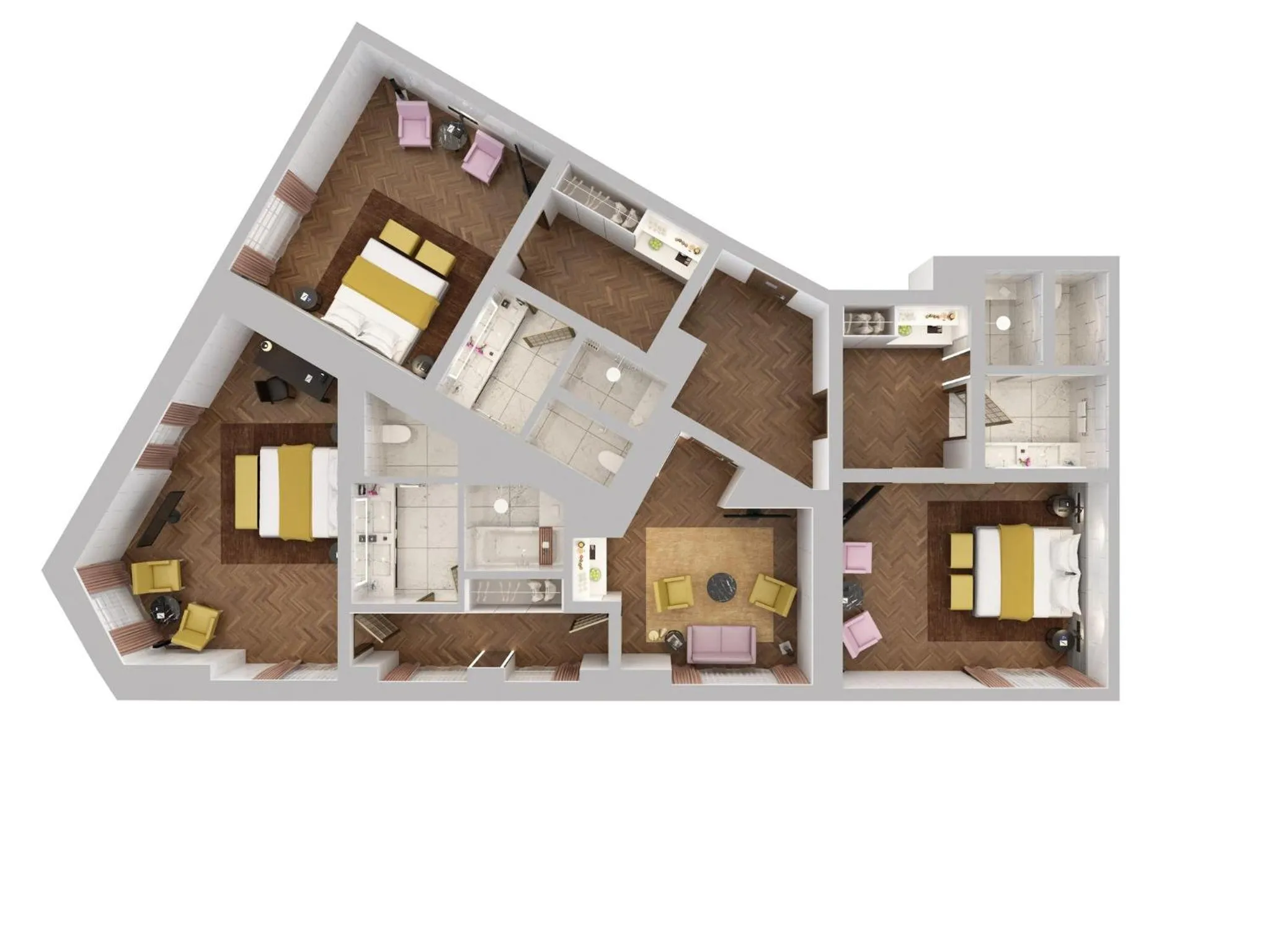 Photo of the whole room in Hotel Cafe Royal