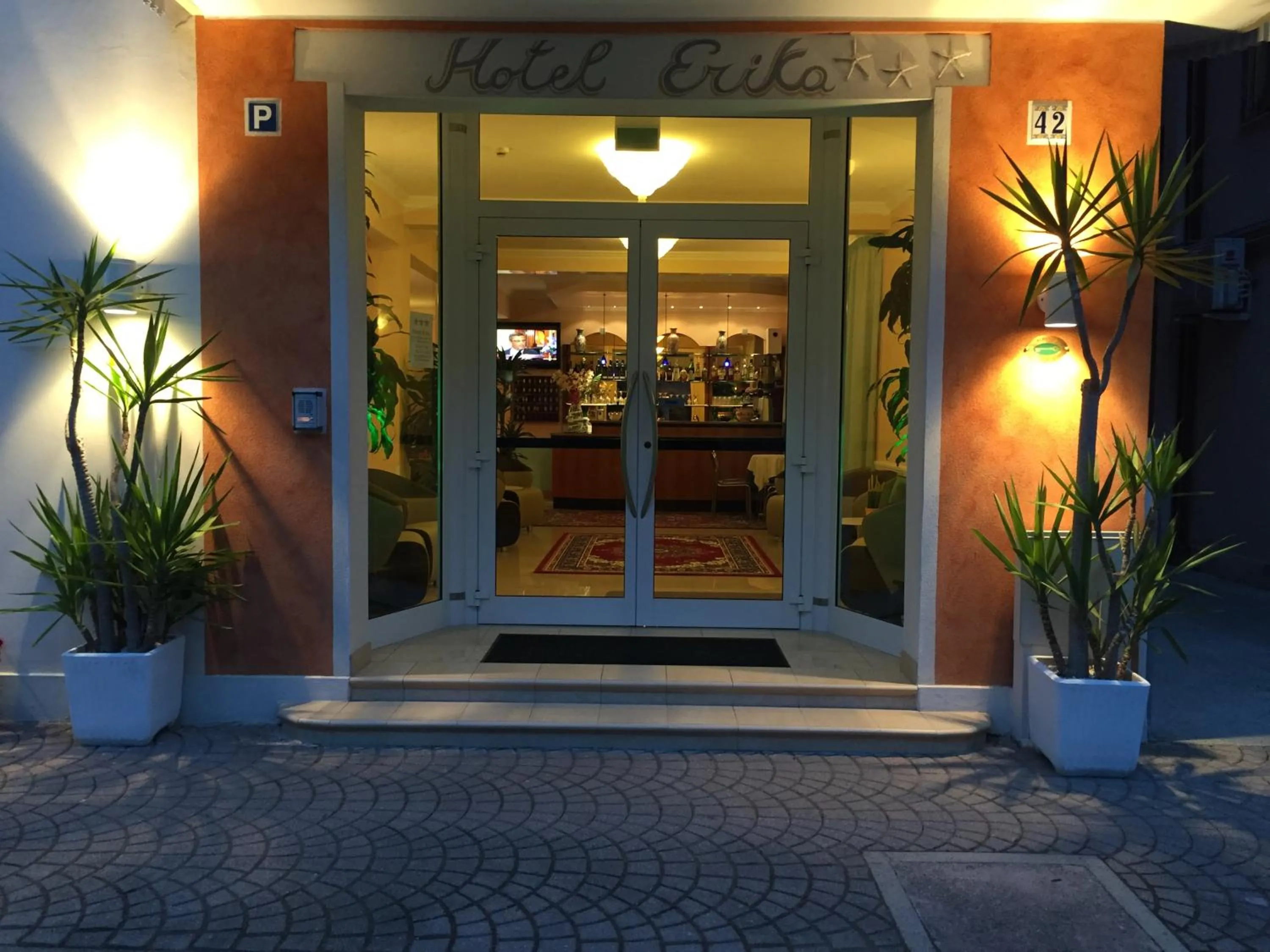 Facade/entrance in Hotel Erika