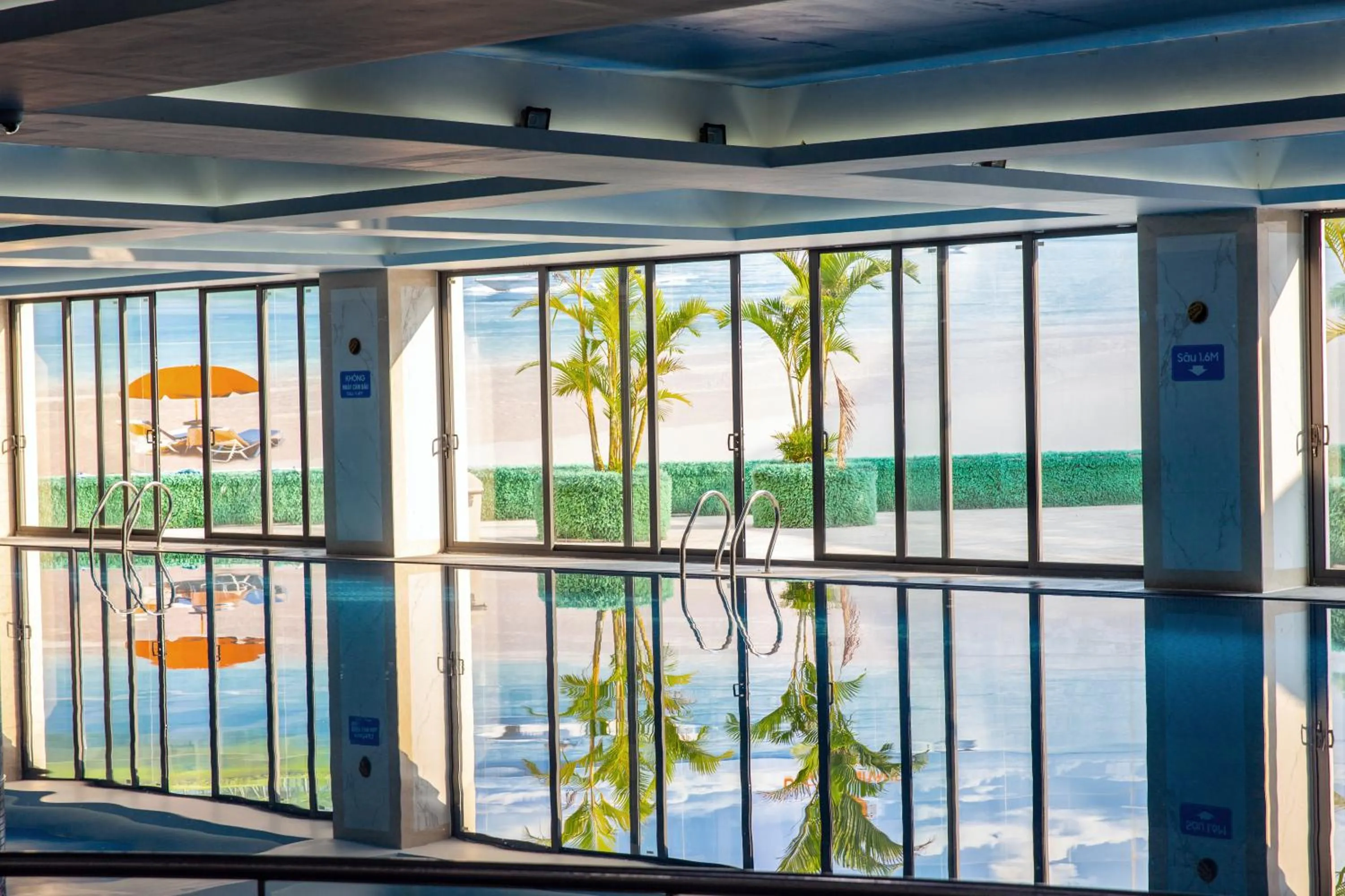 Pool view in Duc Huy Grand Hotel and Spa
