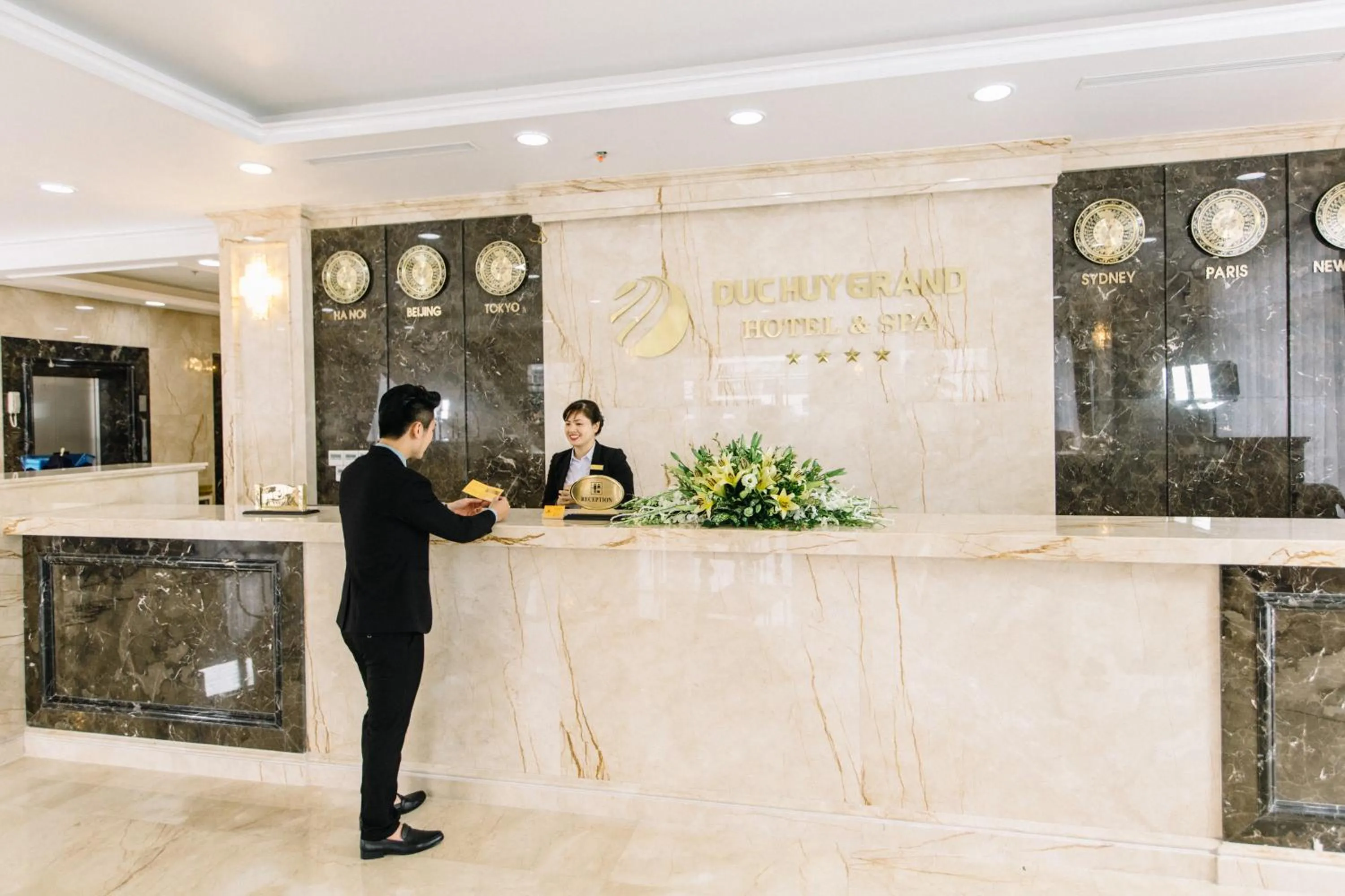 Staff in Duc Huy Grand Hotel and Spa