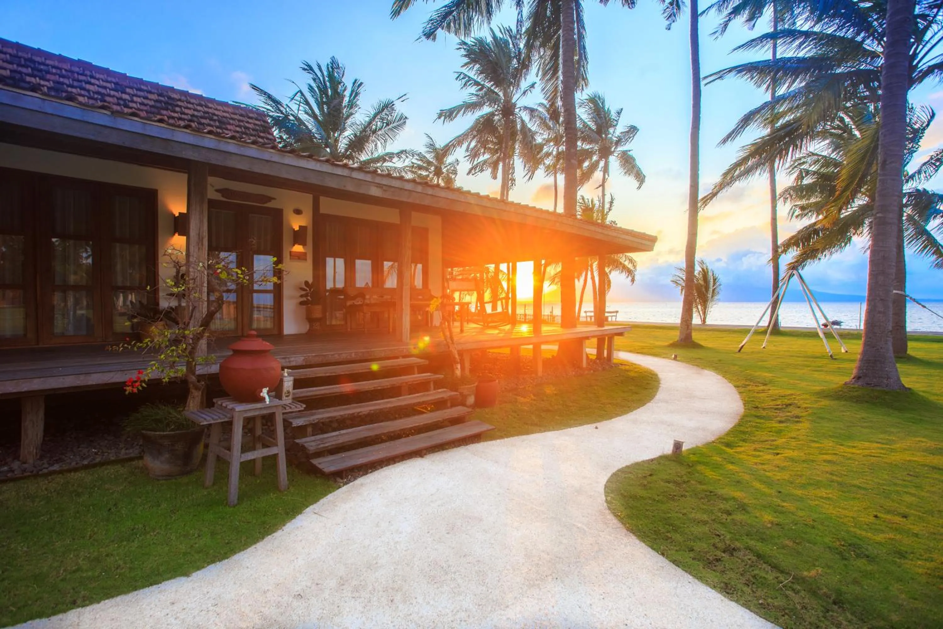 Sunrise in Villa So Long Banyuwangi - Ijen