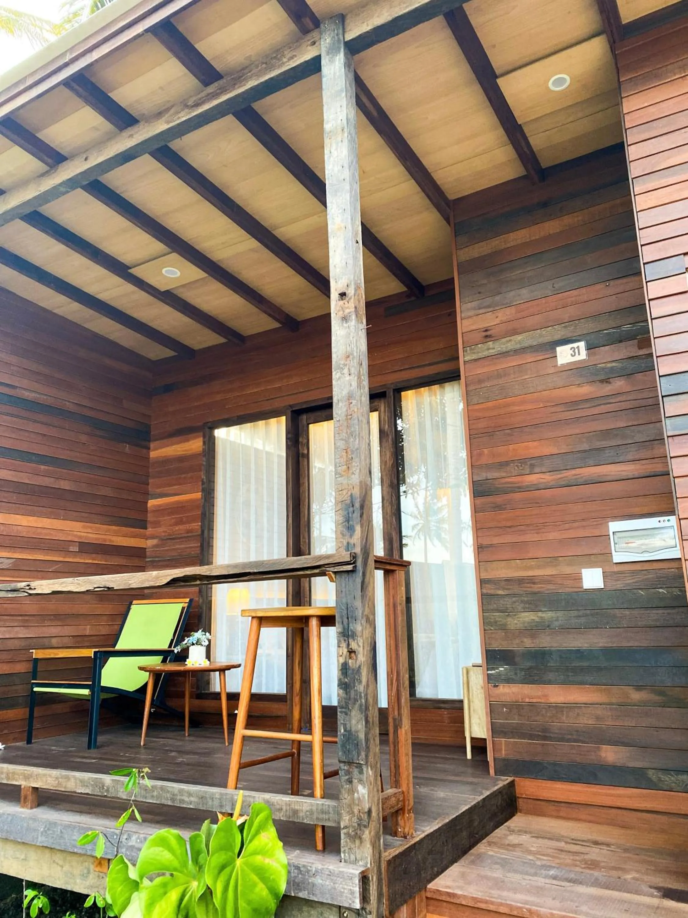 Balcony/Terrace in Villa So Long Banyuwangi - Ijen