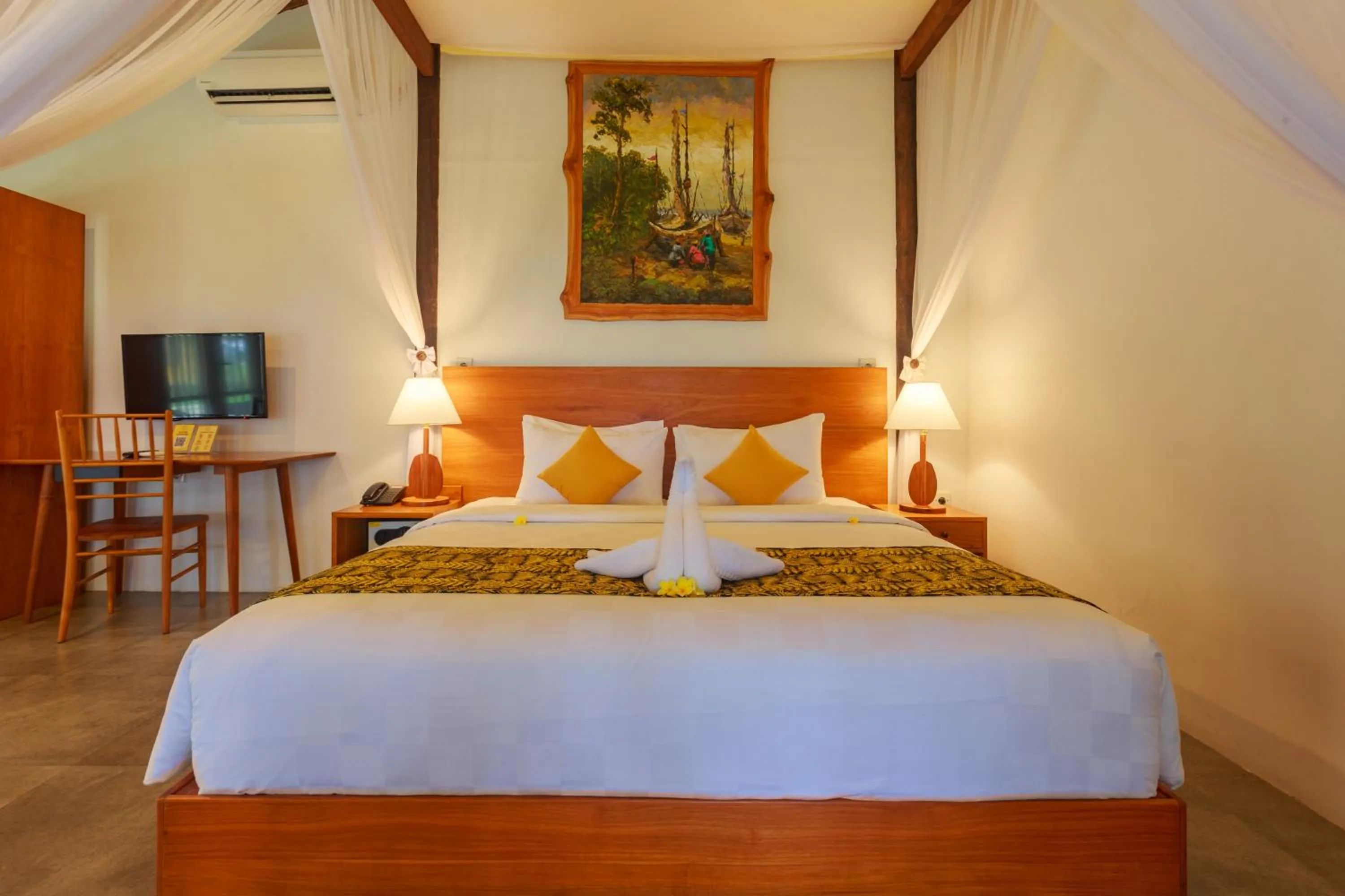 Bed in Villa So Long Banyuwangi - Ijen