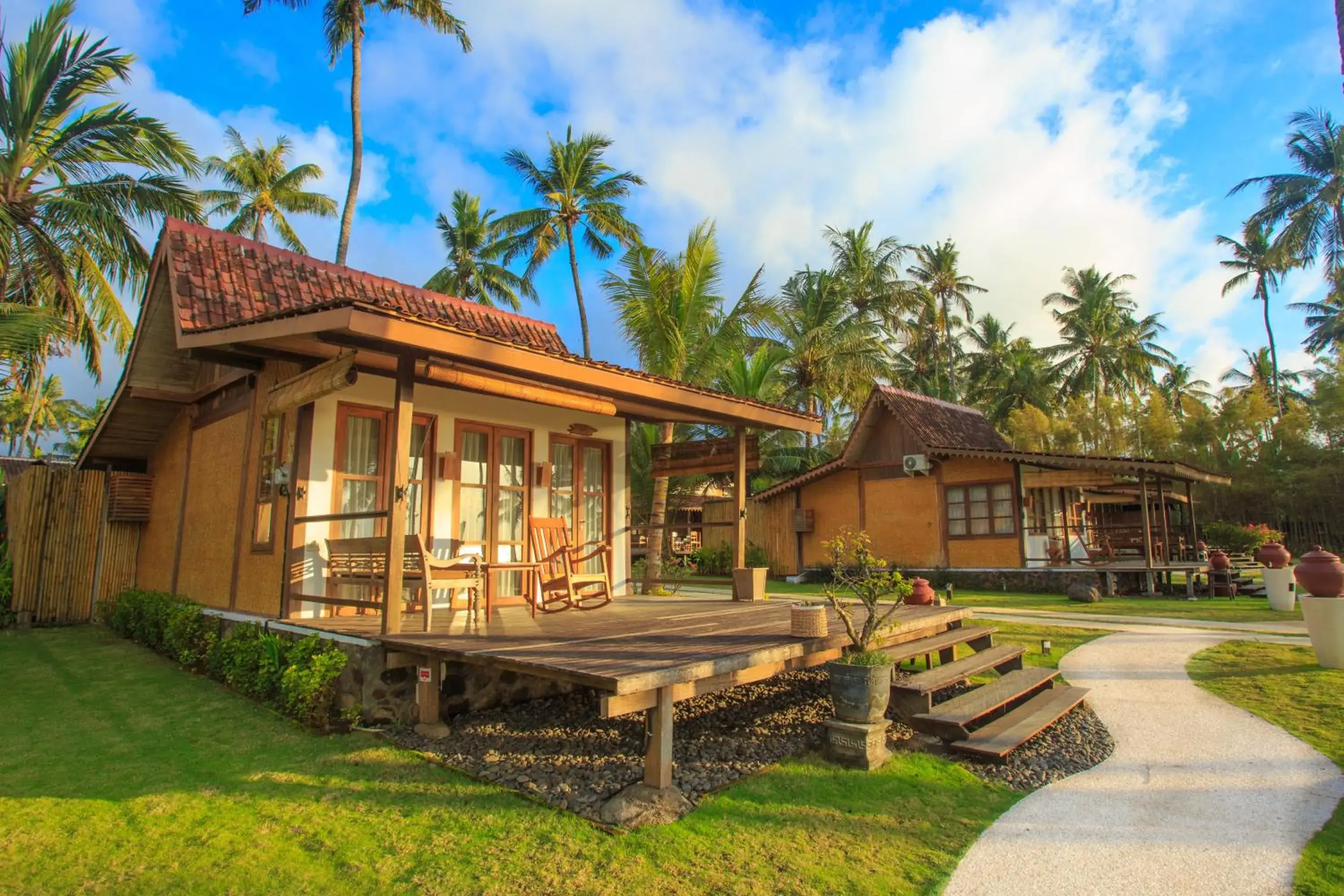 Premier Cottage Ocean King Bed with Sea View in Villa So Long Banyuwangi - Ijen Premier Cottage Ocean King Bed with Sea View in Villa So Long Banyuwangi - Ijen