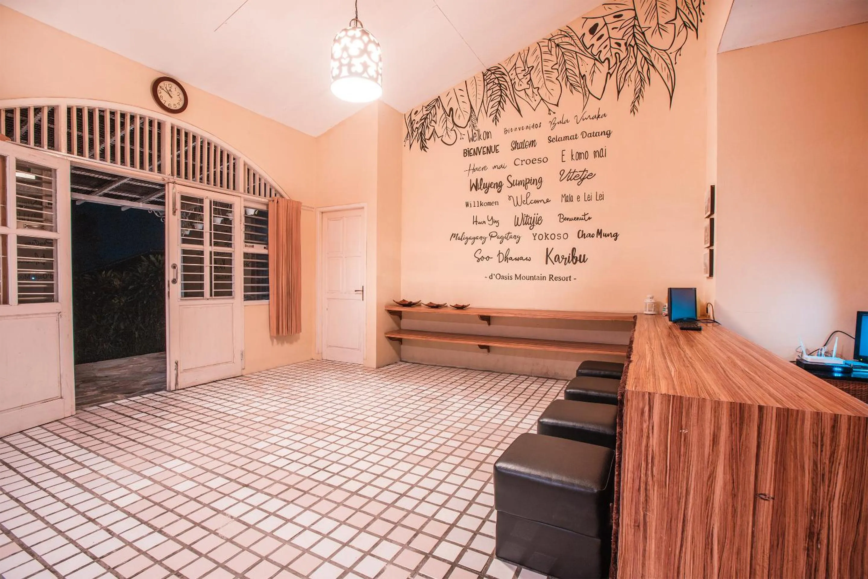 Lobby or reception in d'Oasis Mountain Resort