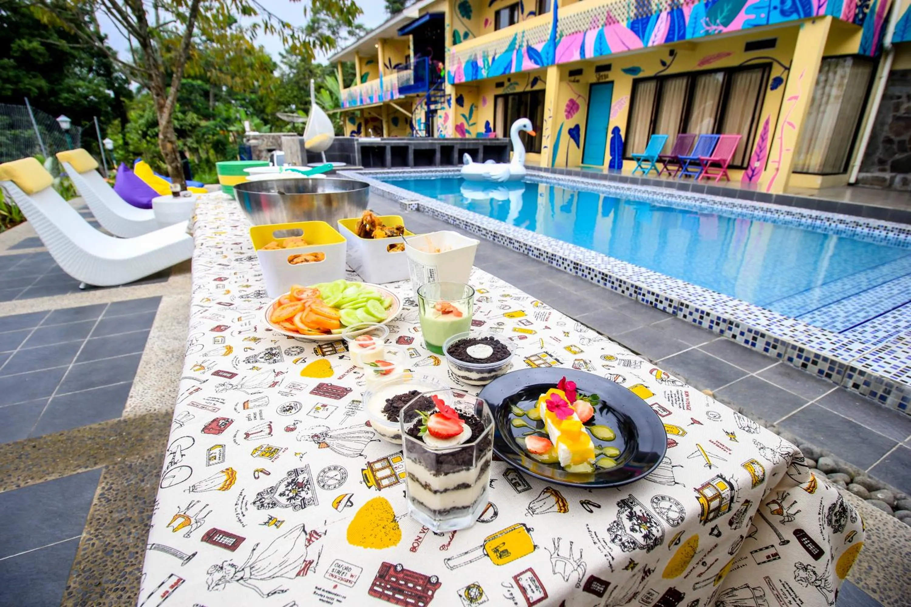 Breakfast in d'Oasis Mountain Resort