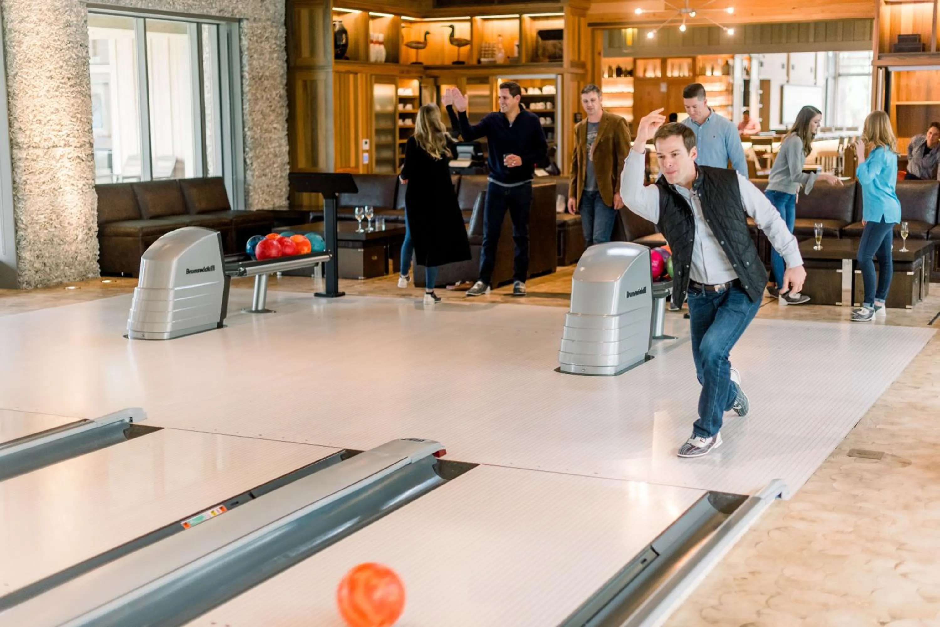 Bowling in Montage Palmetto Bluff