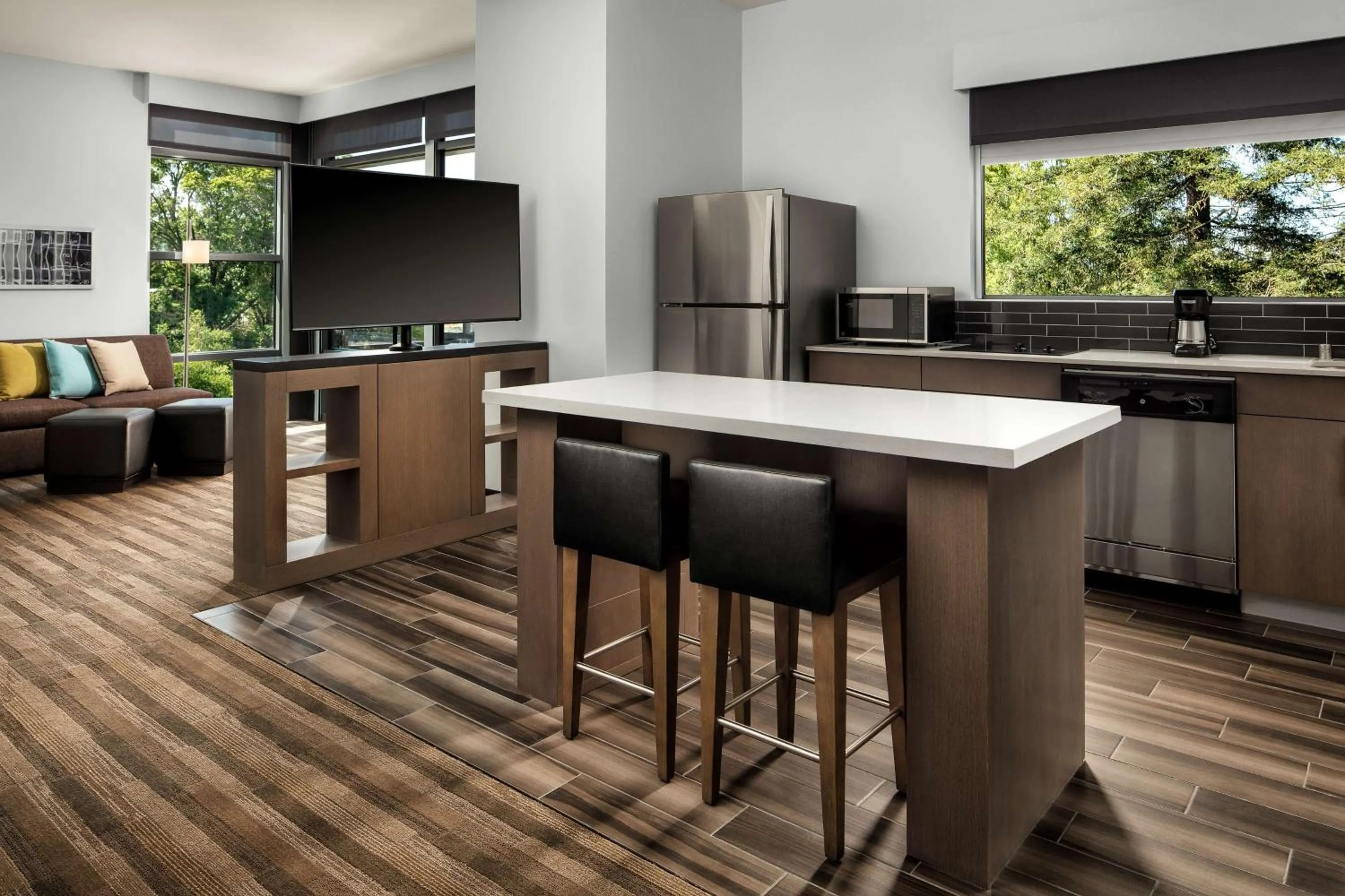 Photo of the whole room in Hyatt House San Jose/Cupertino