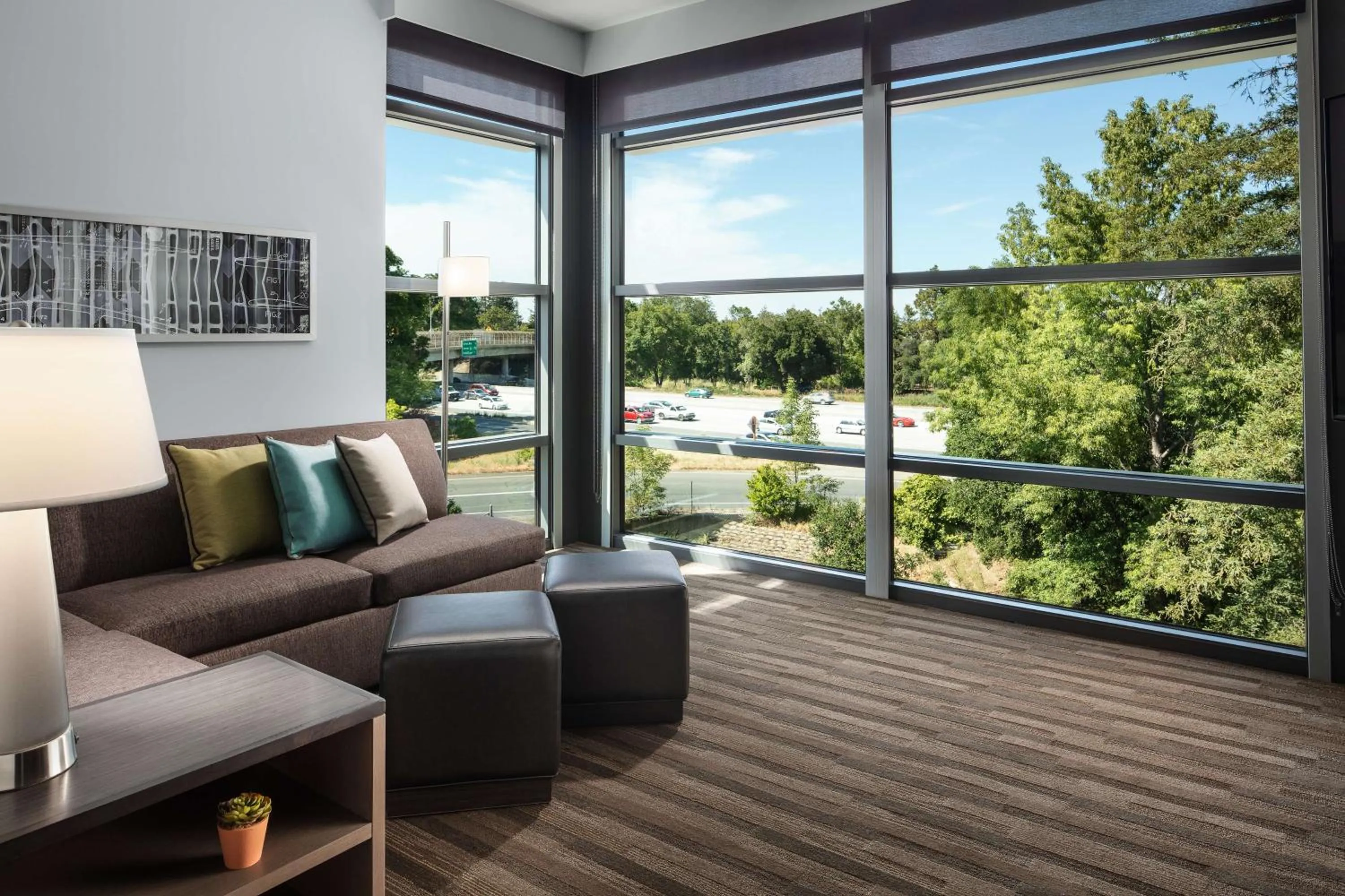 Photo of the whole room in Hyatt House San Jose/Cupertino