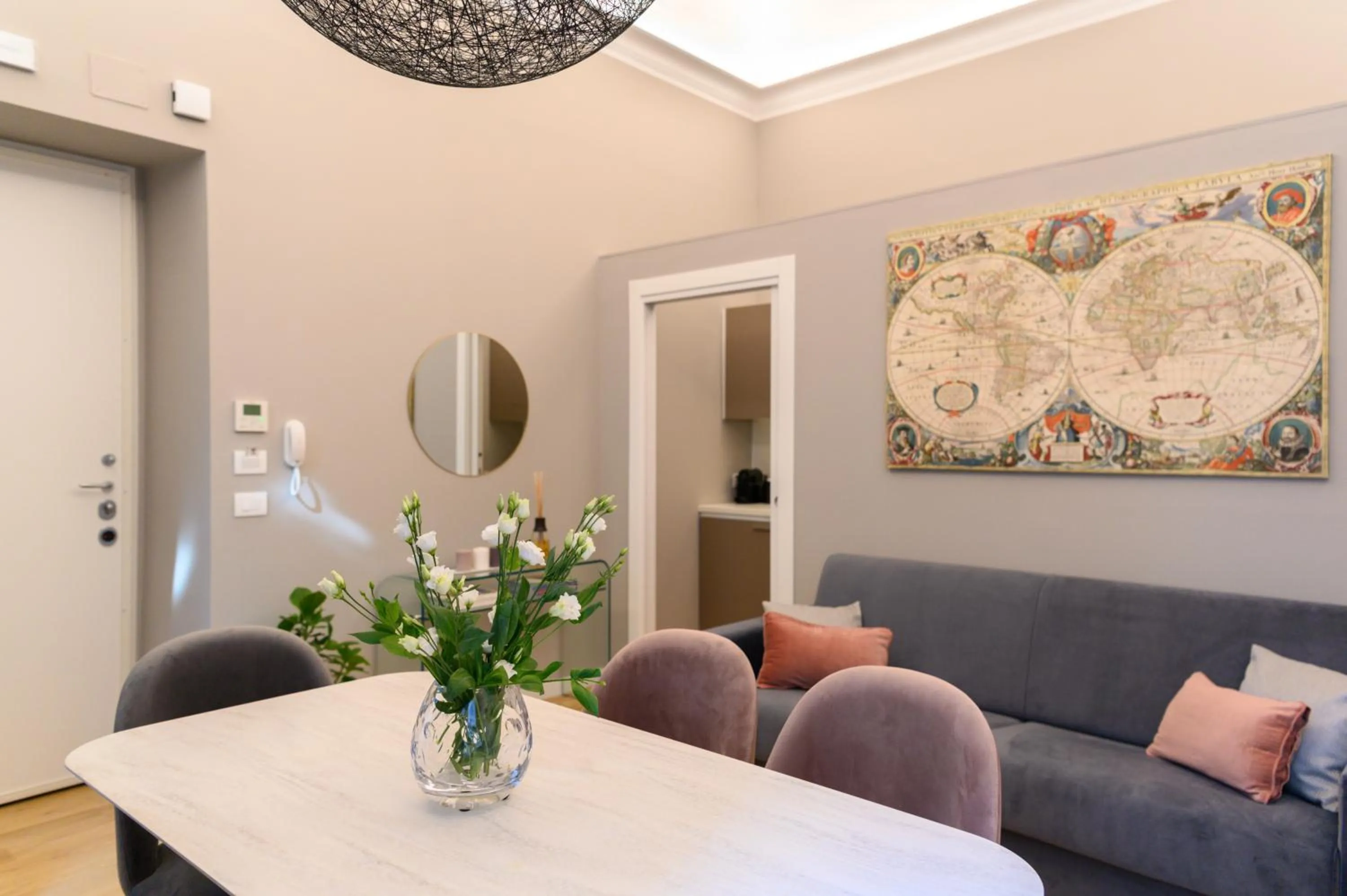 Living room in Savoia Suites Torino