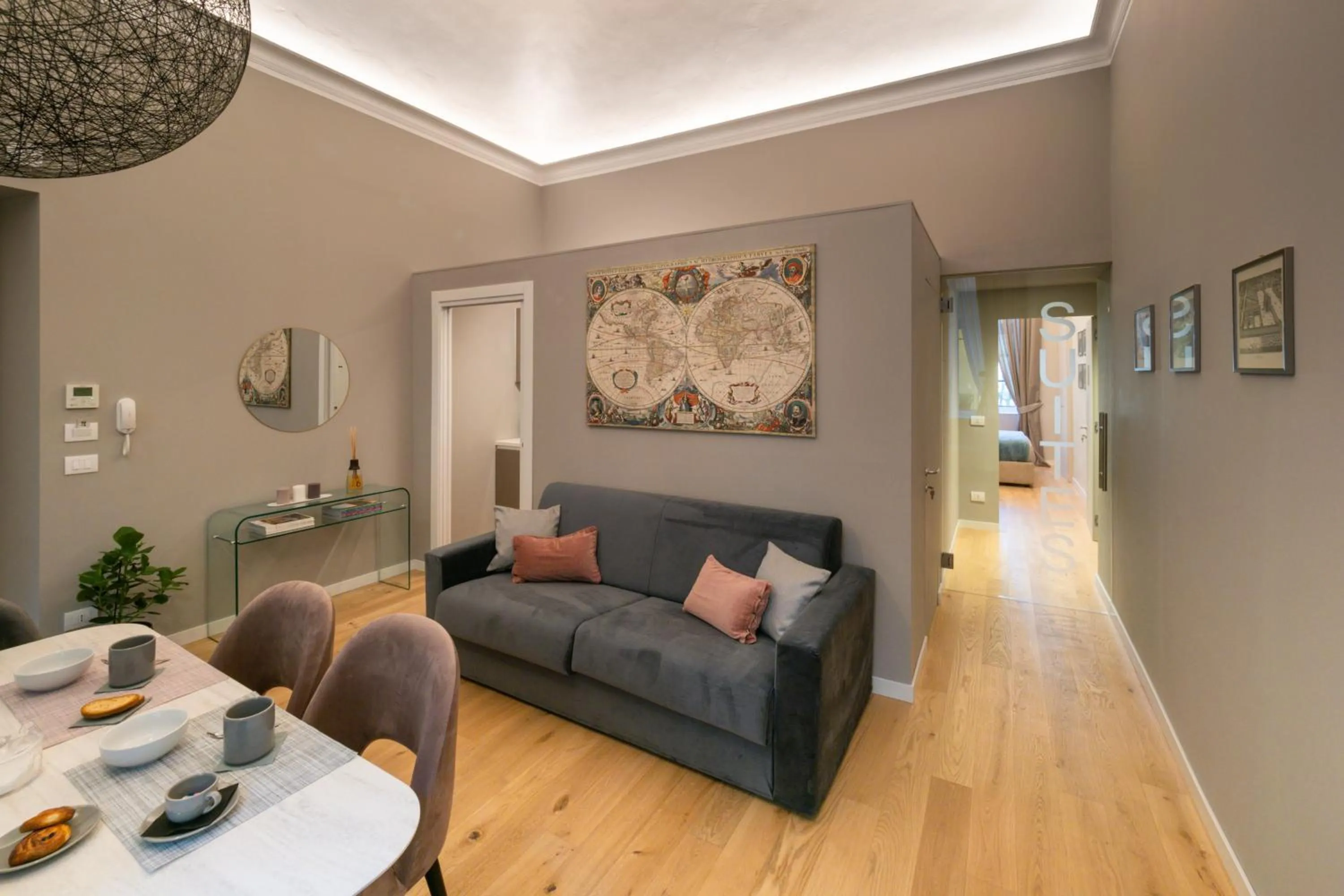 Living room in Savoia Suites Torino