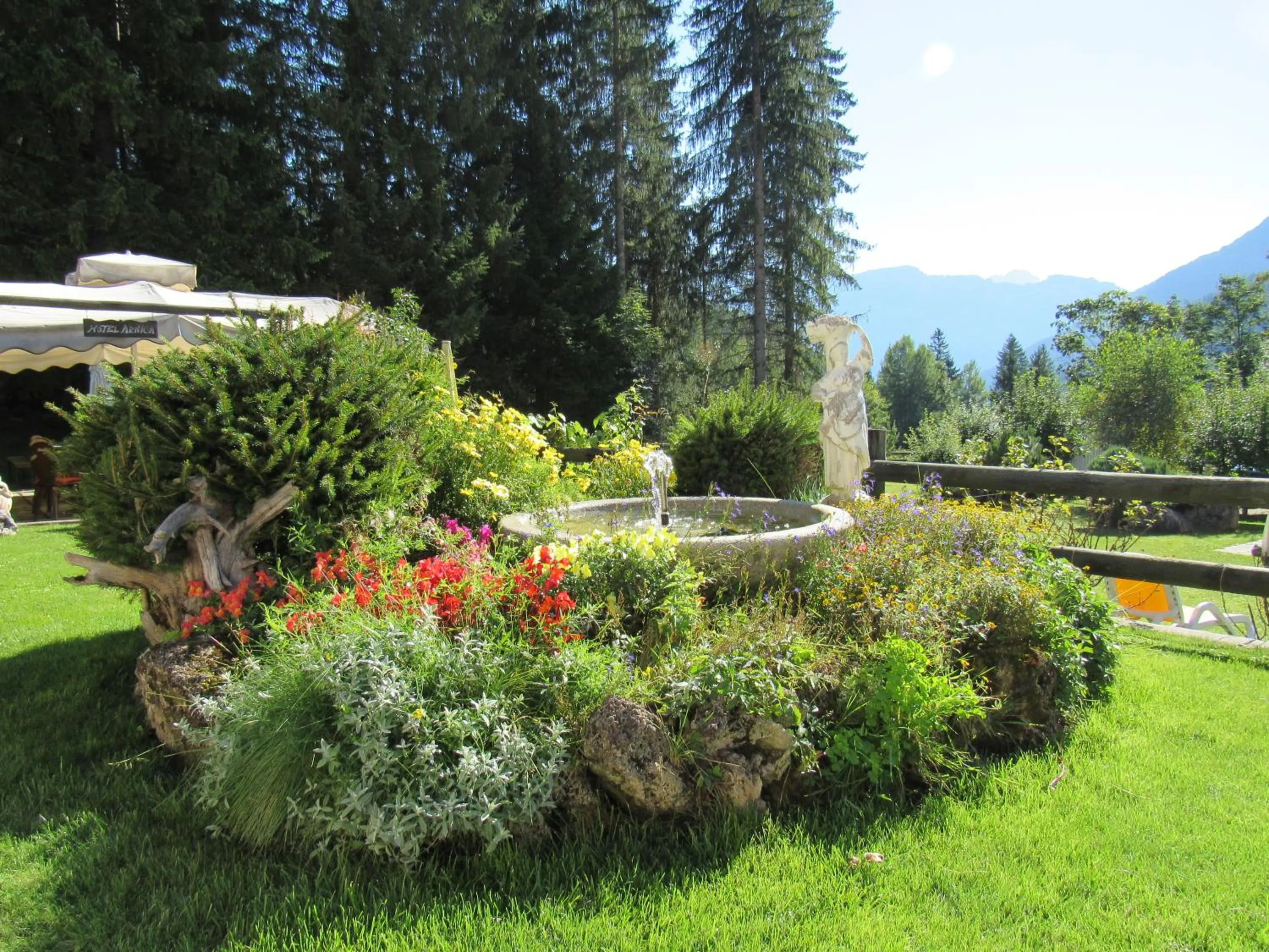 Garden in Park Hotel Arnica
