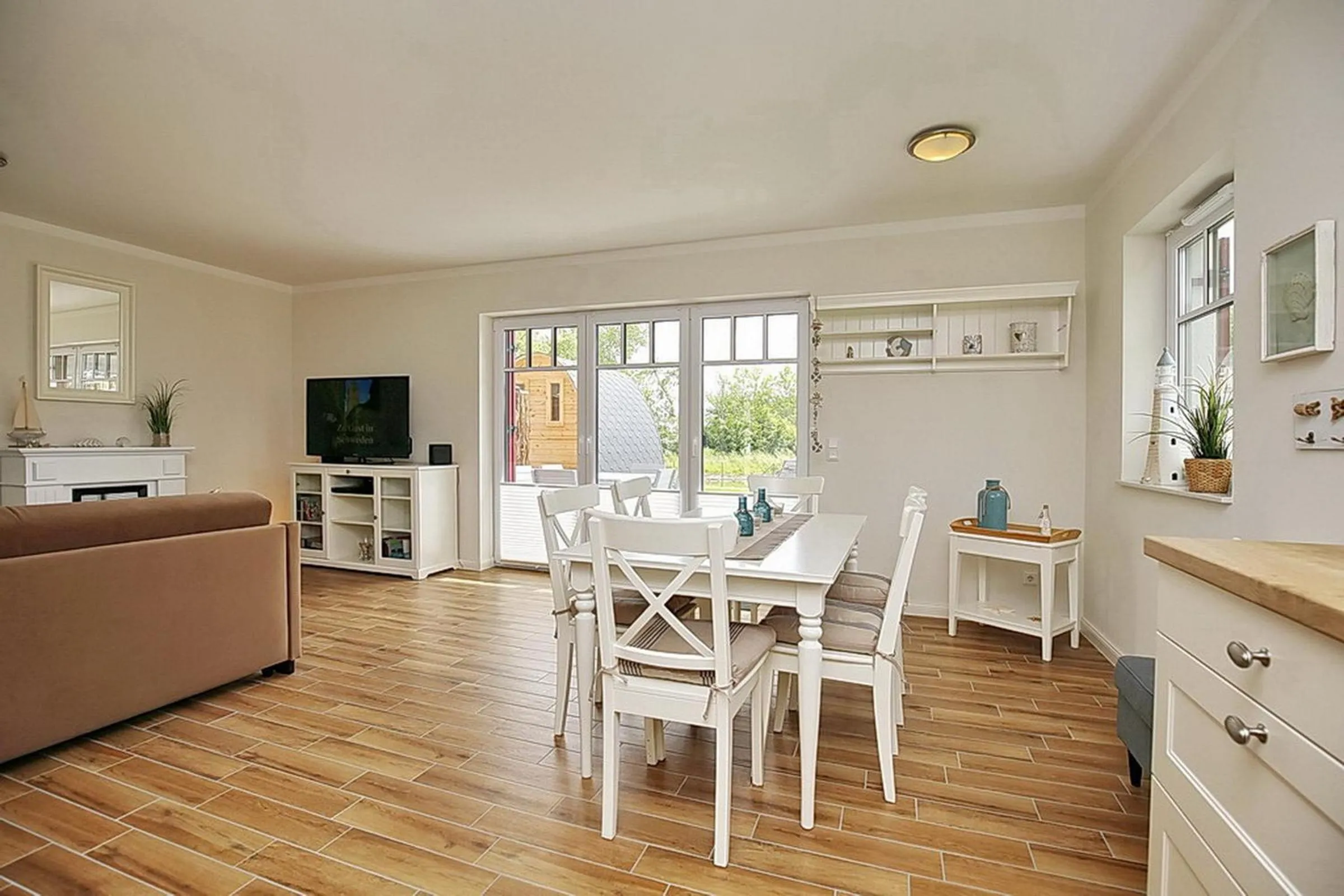 Living room in Reethaus Am Mariannenweg 15b