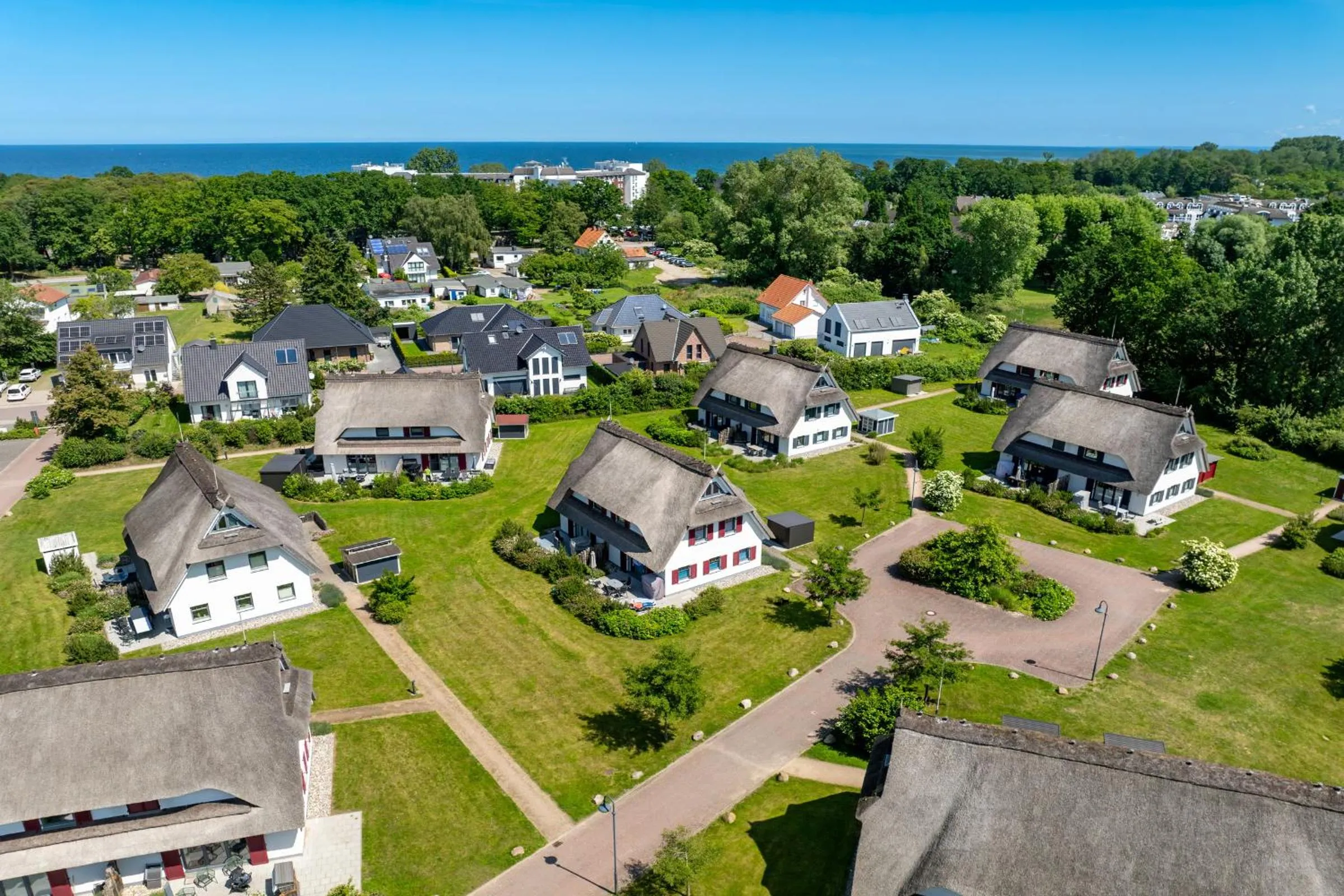 Bird's eye view in Reethaus Am Mariannenweg 15b