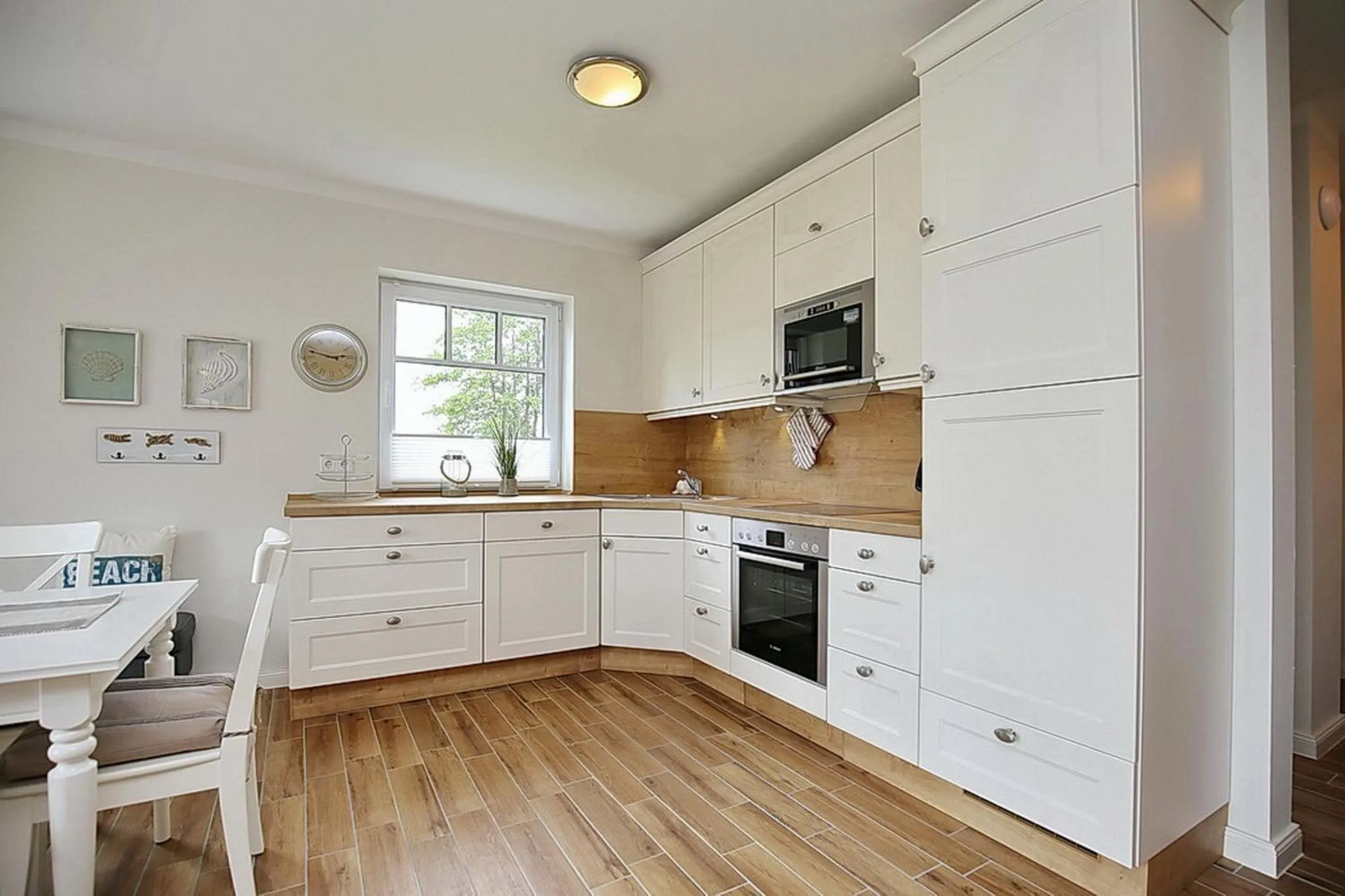 Kitchen or kitchenette in Reethaus Am Mariannenweg 15b
