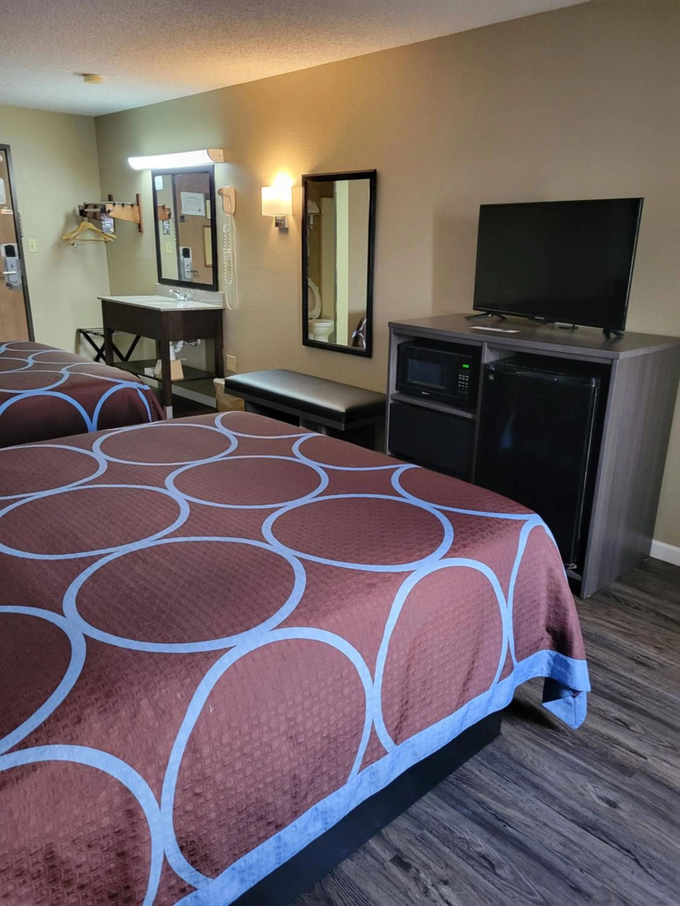 Bed in Super 8 by Wyndham Sullivan