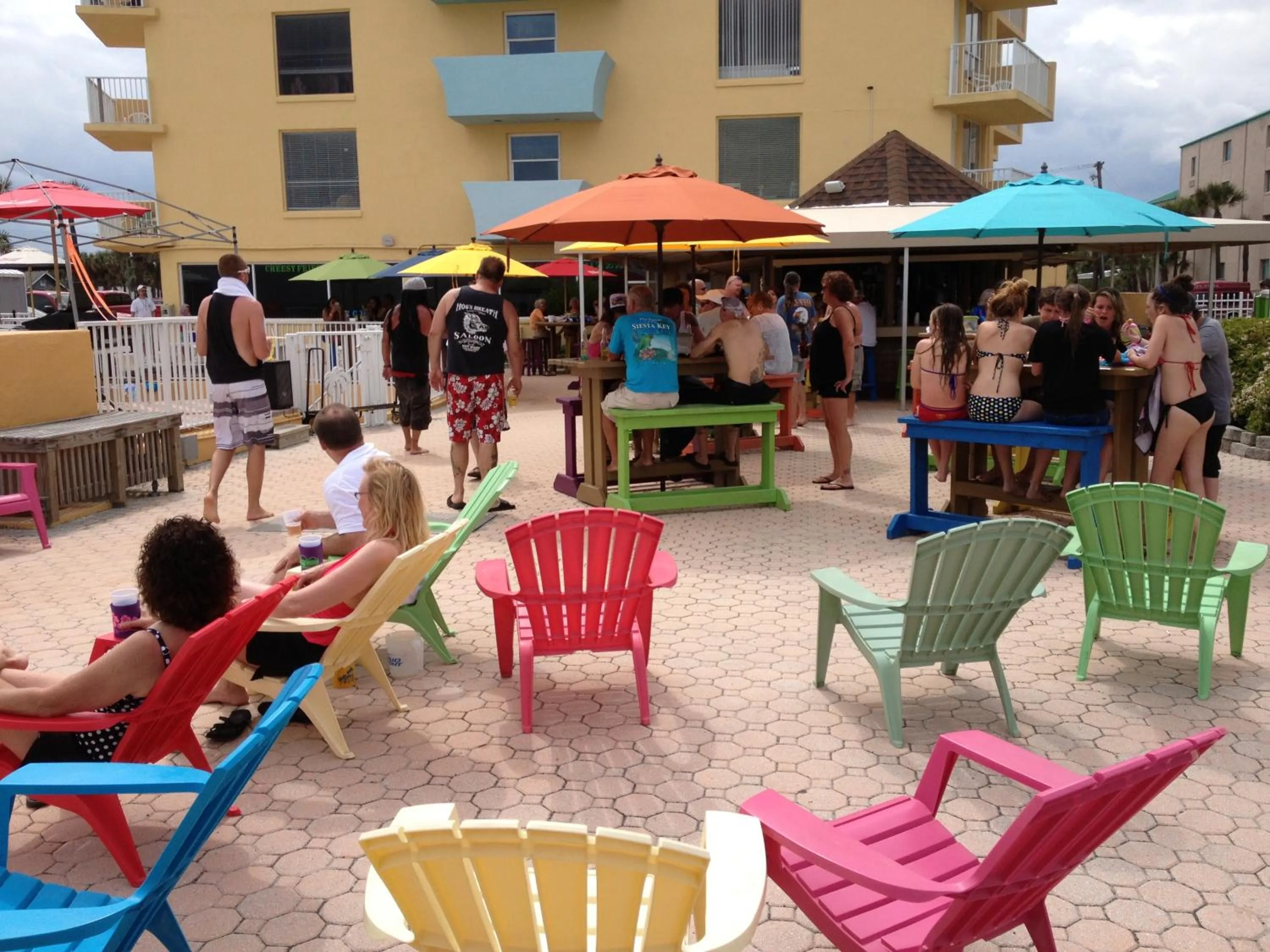 Patio in Fountain Beach Resort - Daytona Beach