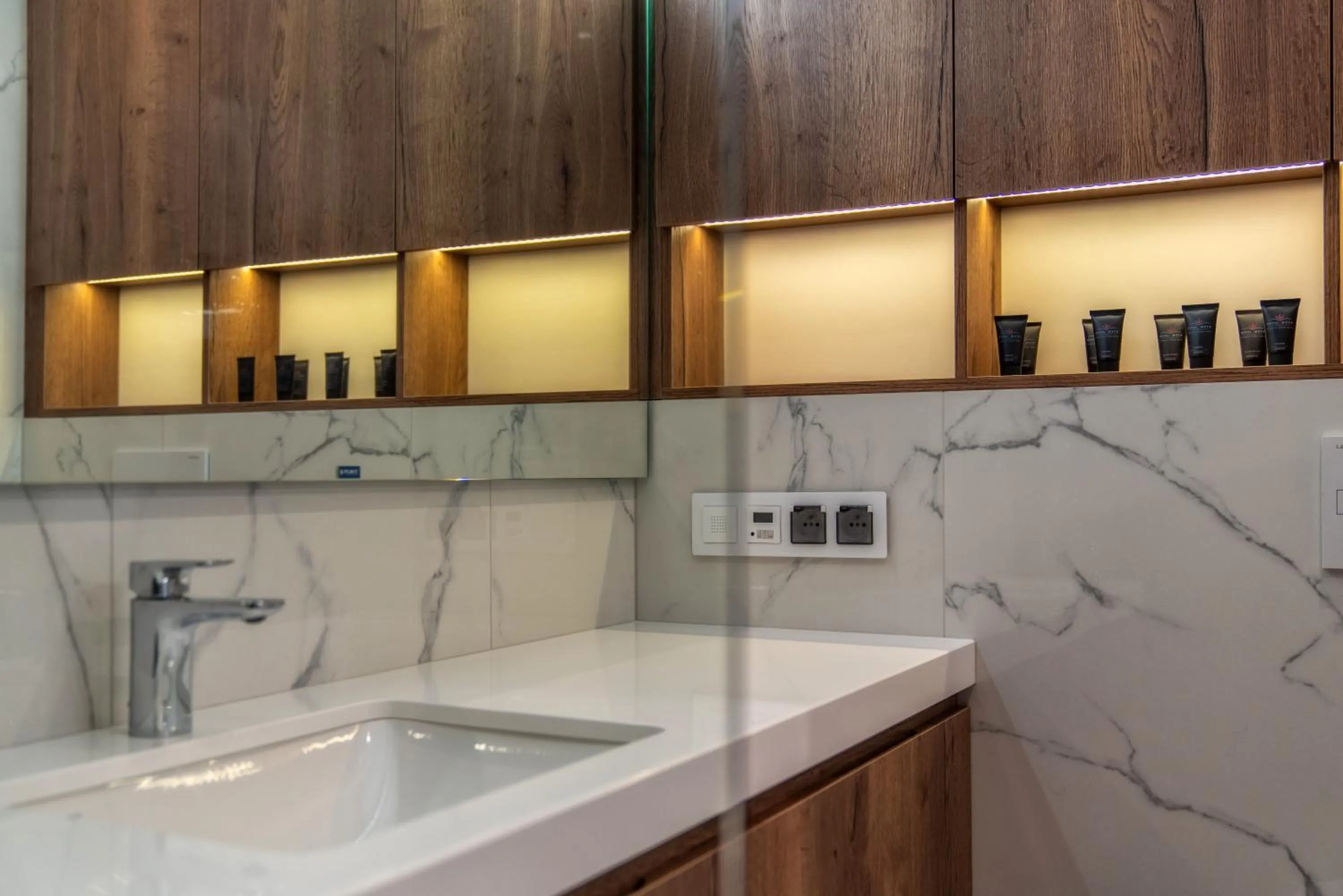 Toilet in Meta Apartments