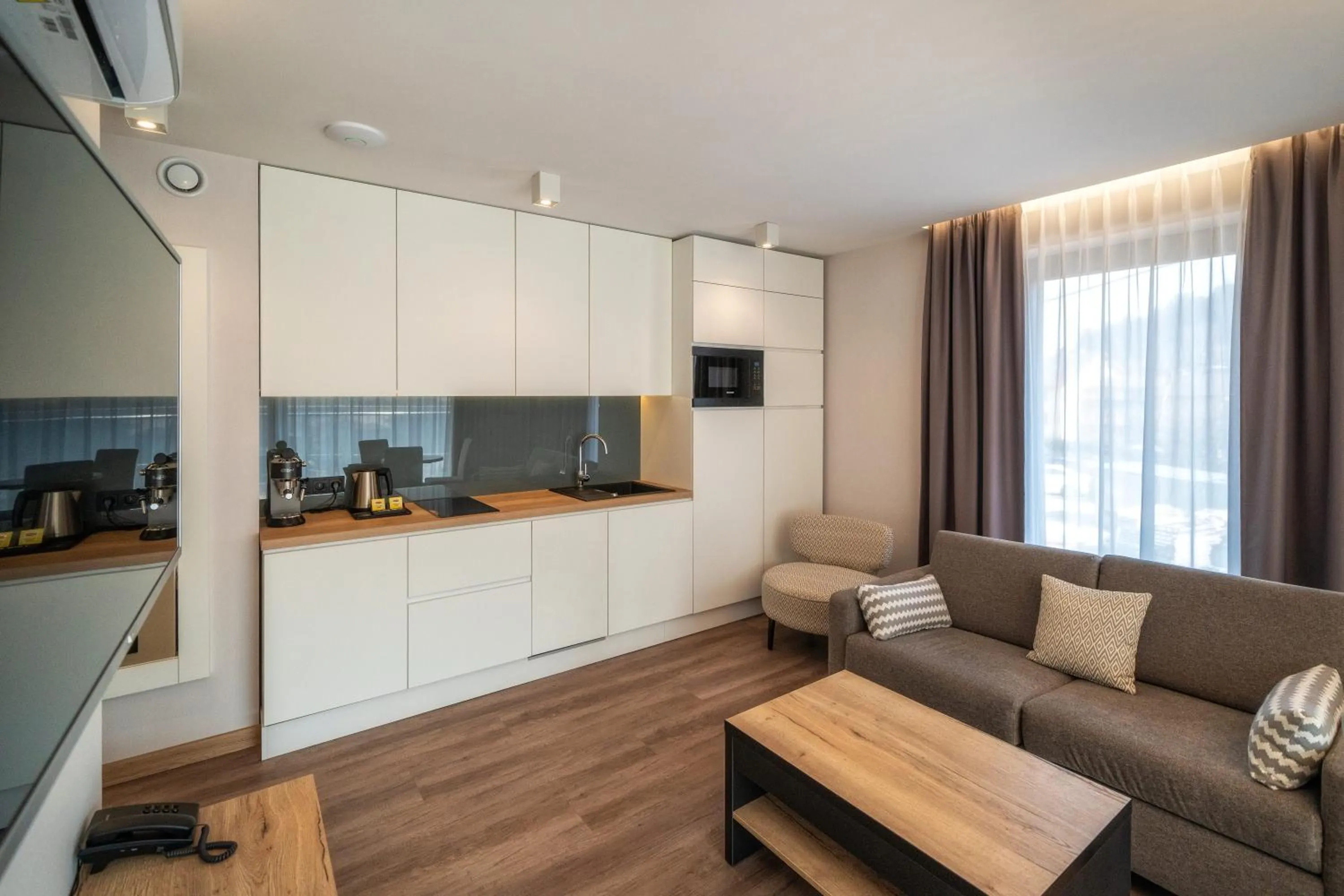 Kitchen or kitchenette in Meta Apartments
