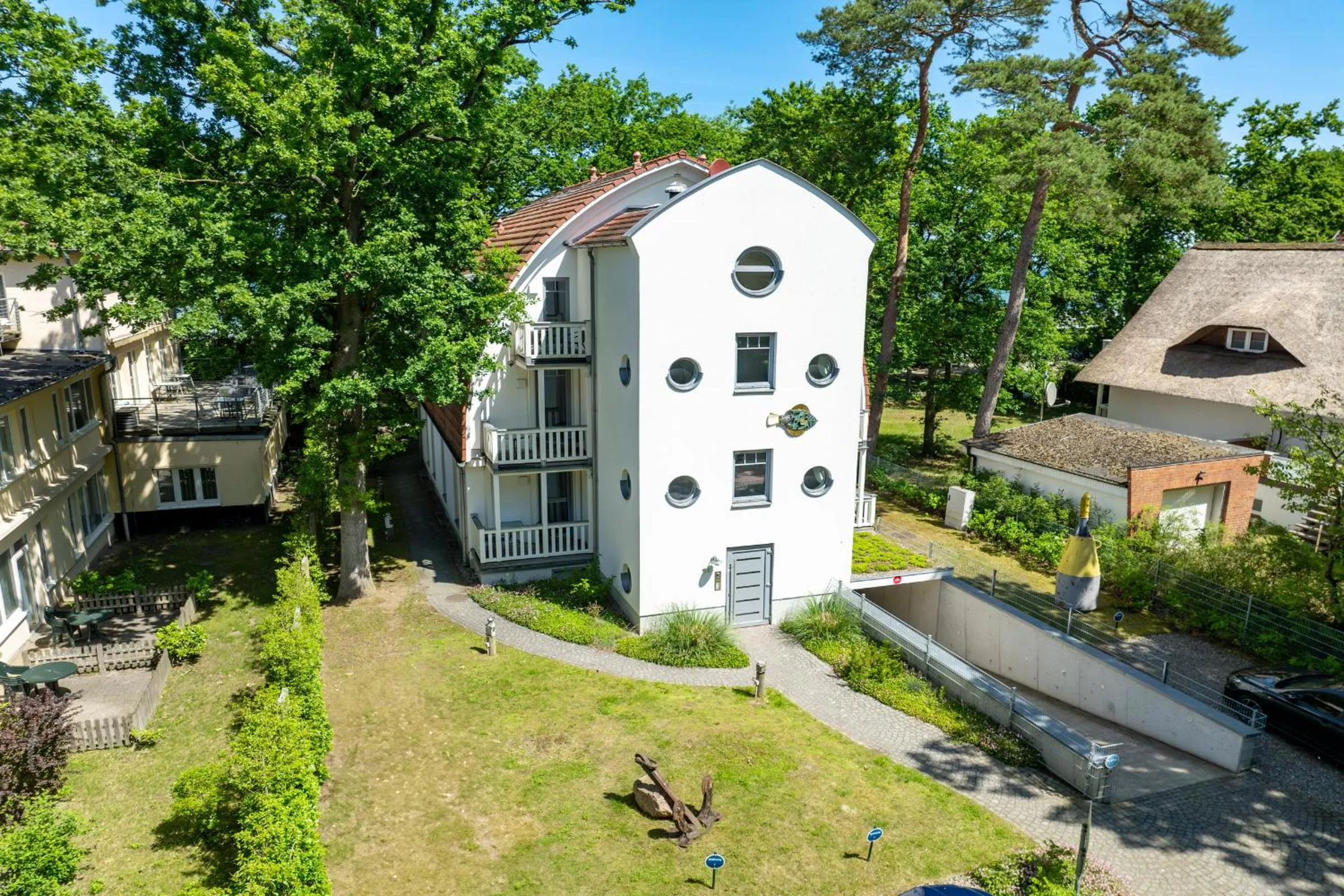 Facade/entrance in Strandvilla Scholle - Hering Wohnung 03