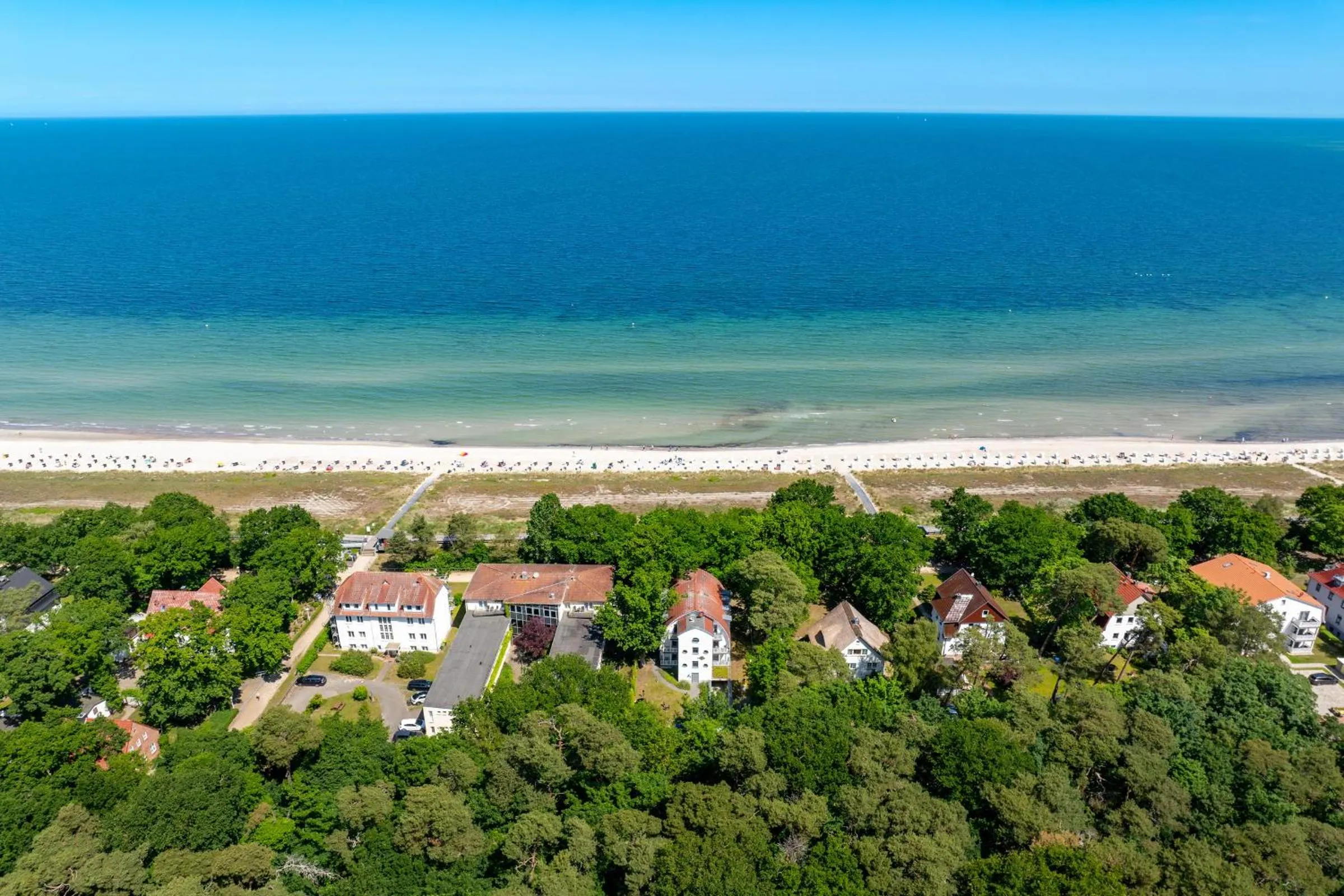 Bird's eye view in Strandvilla Scholle - Hering Wohnung 03