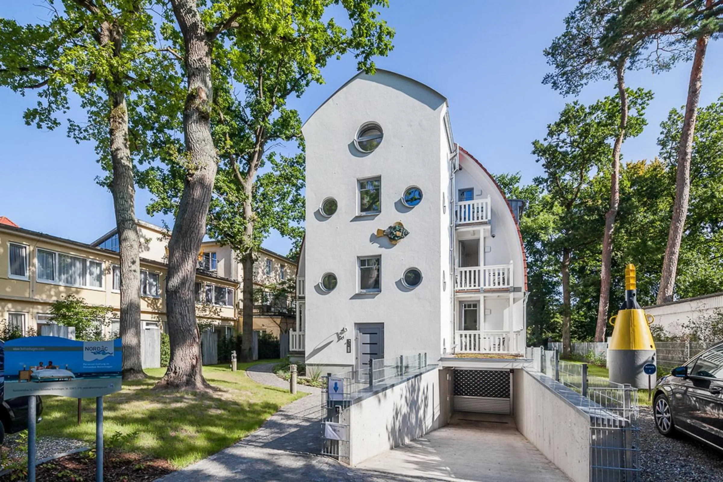 Facade/entrance in Strandvilla Scholle - Makrele Wohnung 04