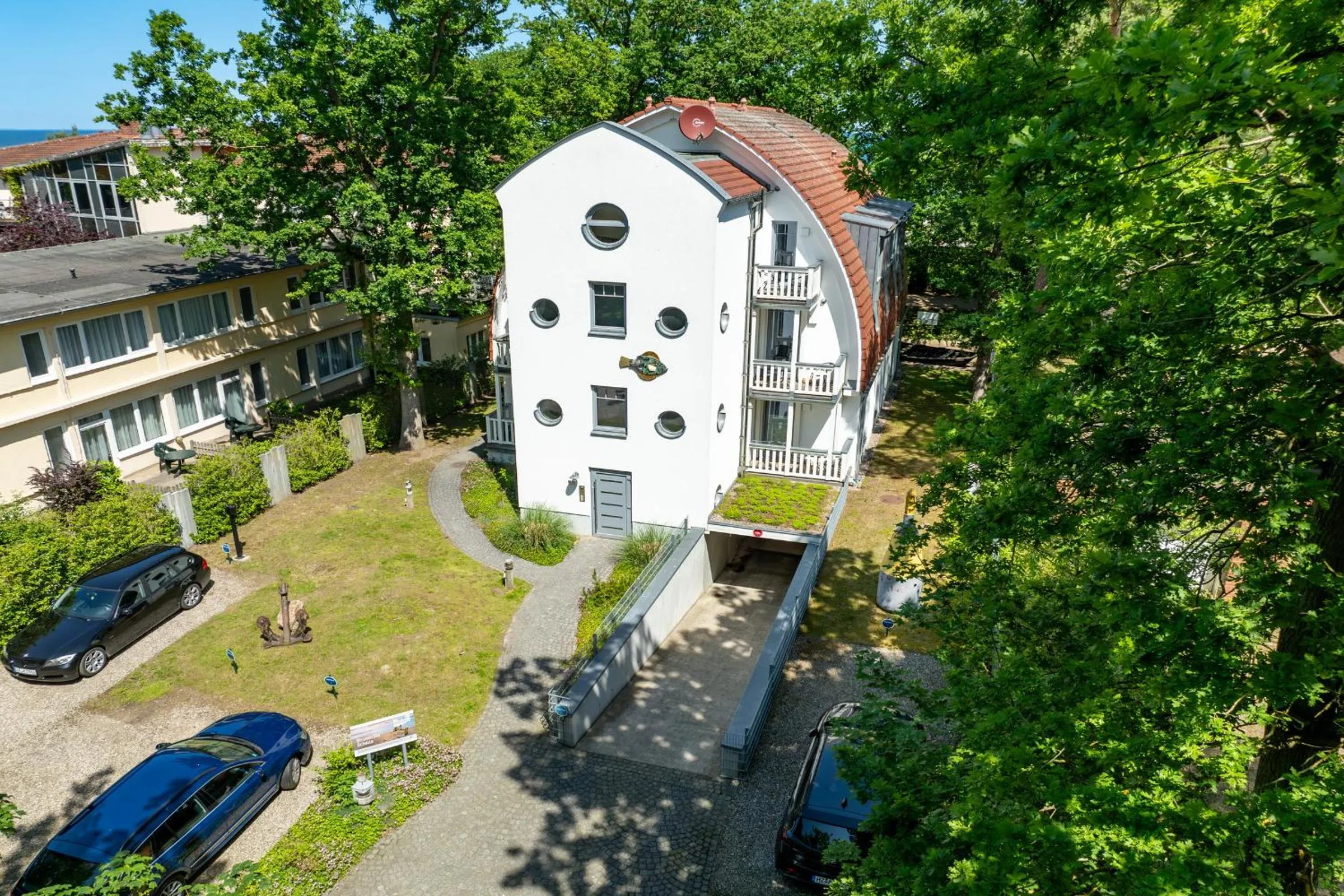 Property building in Strandvilla Scholle - Makrele Wohnung 04