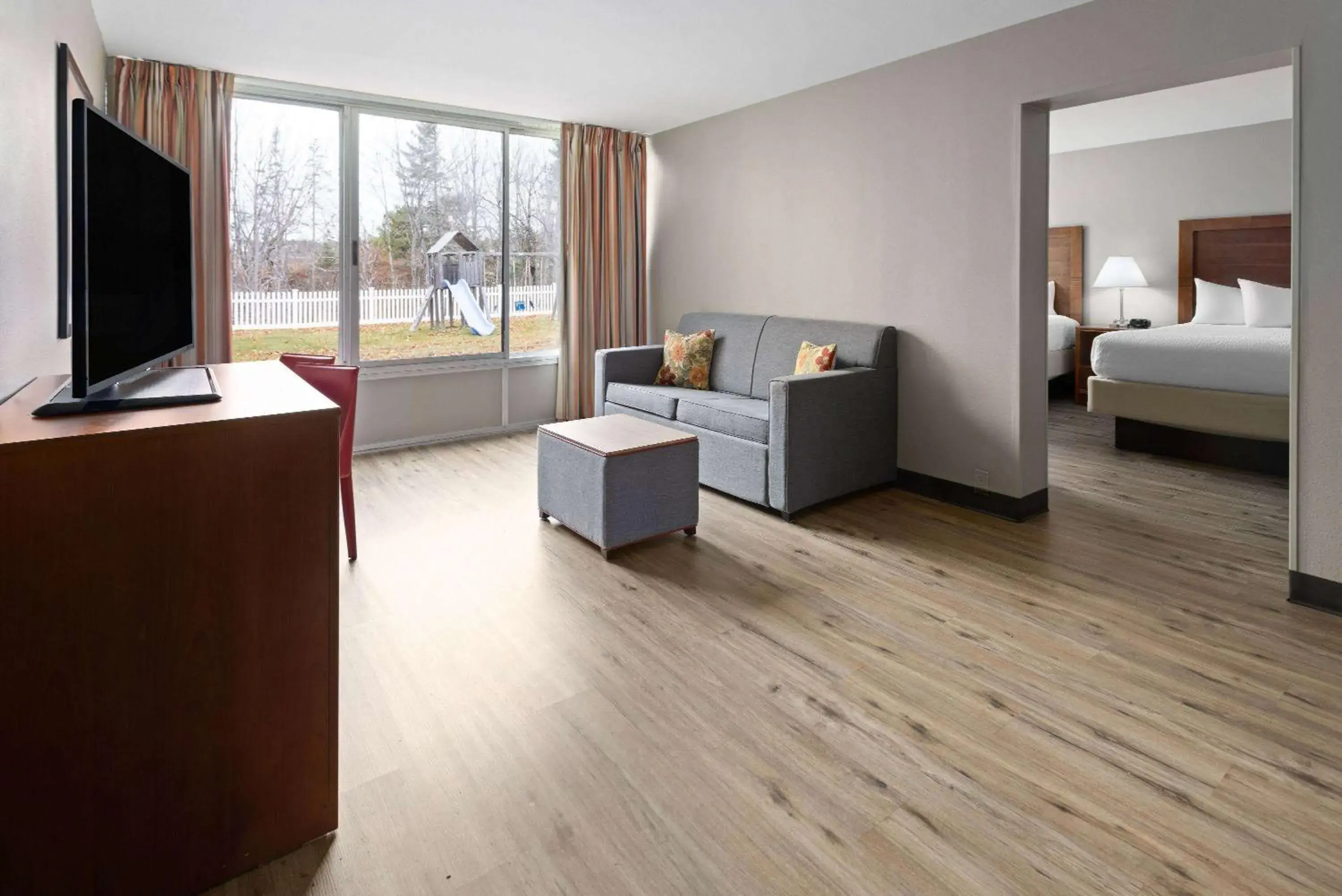 Superior Queen Room with Two Queen Beds and Sofa Bed - Kitchenette/Non-Smoking in Ramada by Wyndham Ellsworth - Bar Harbor Superior Queen Room with Two Queen Beds and Sofa Bed - Kitchenette/Non-Smoking in Ramada by Wyndham Ellsworth - Bar Harbor