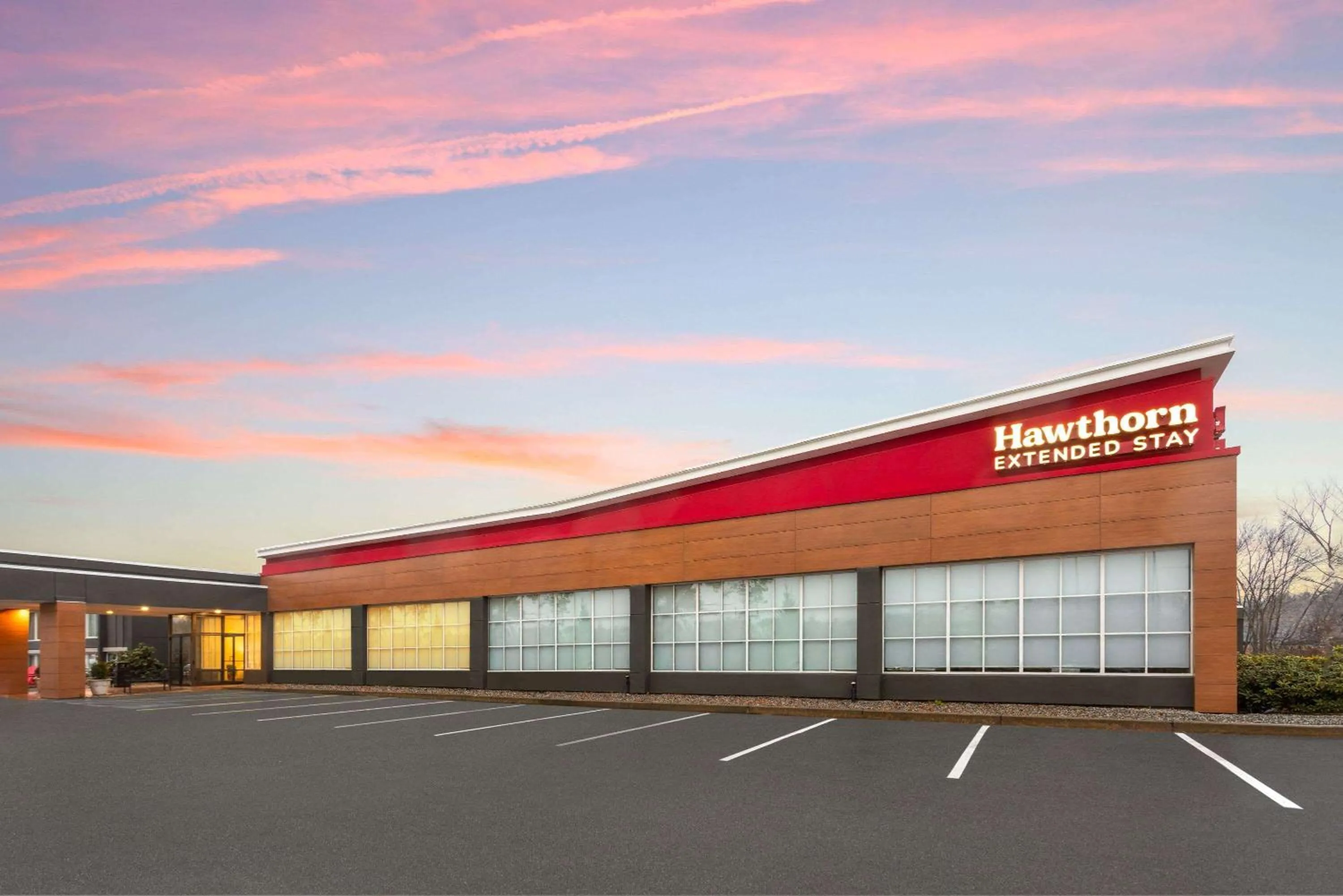 Property building in Hawthorn Extended Stay by Wyndham Ellsworth Bar Harbor