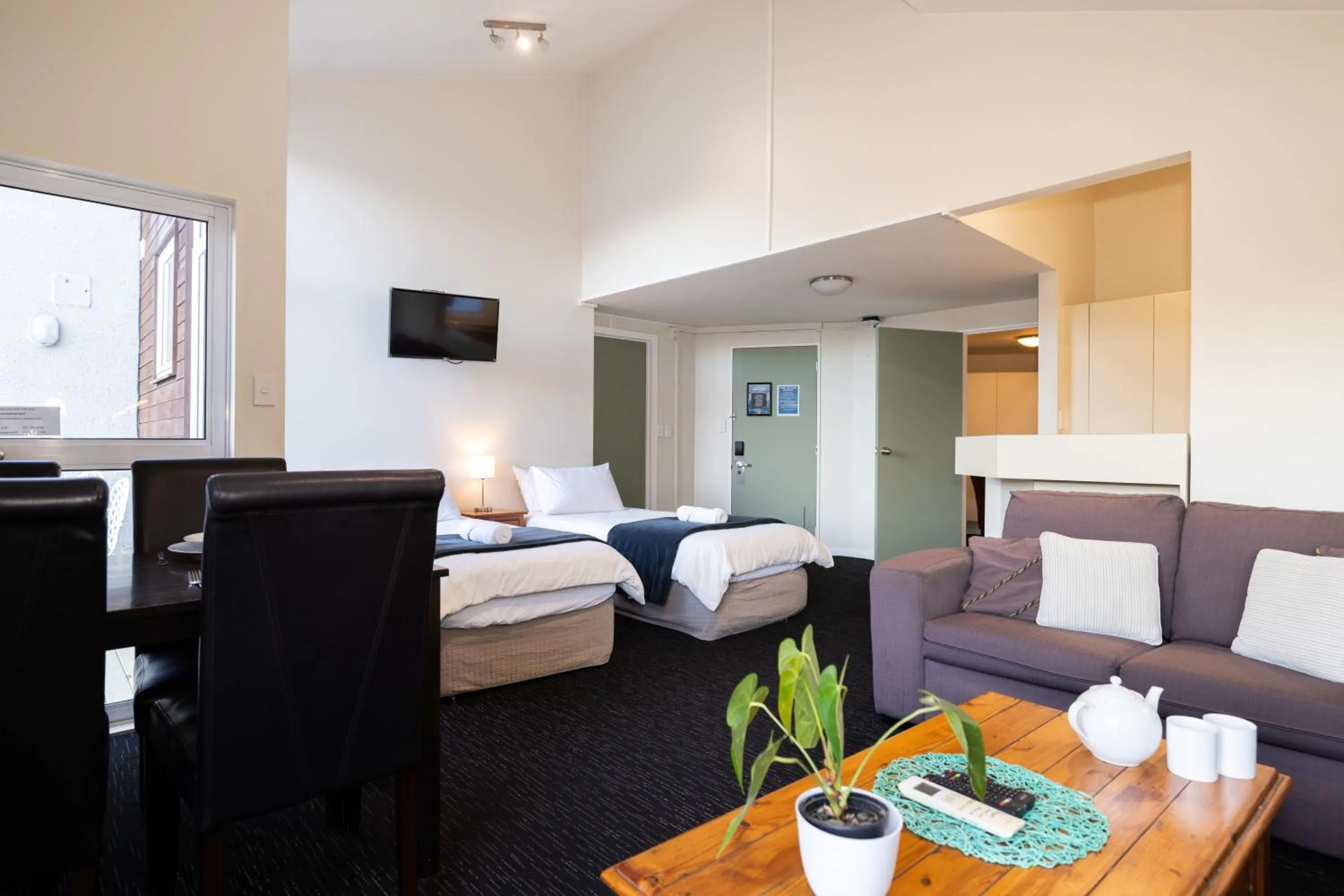 Living room, Bed in Haka House Queenstown