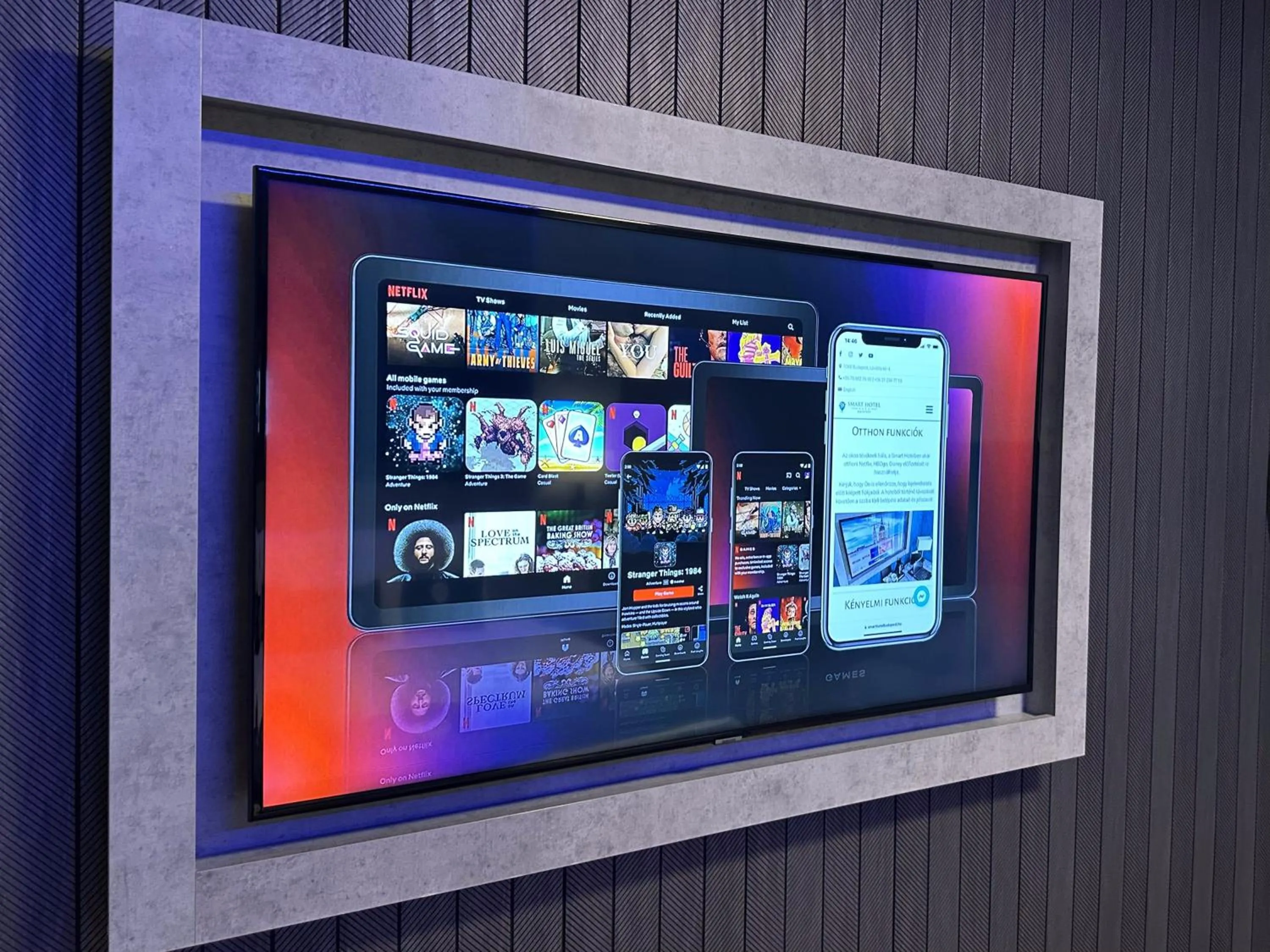 TV and multimedia in Smart Hotel Budapest