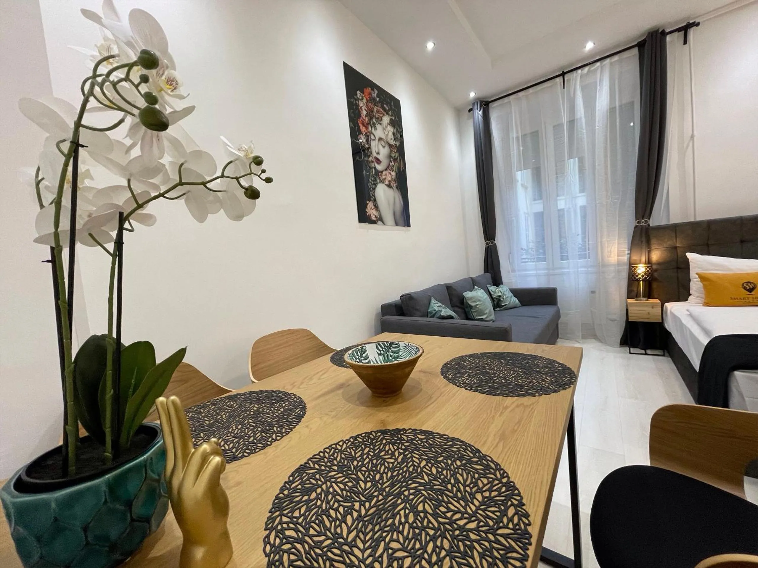 Photo of the whole room, Bed in Smart Hotel Budapest